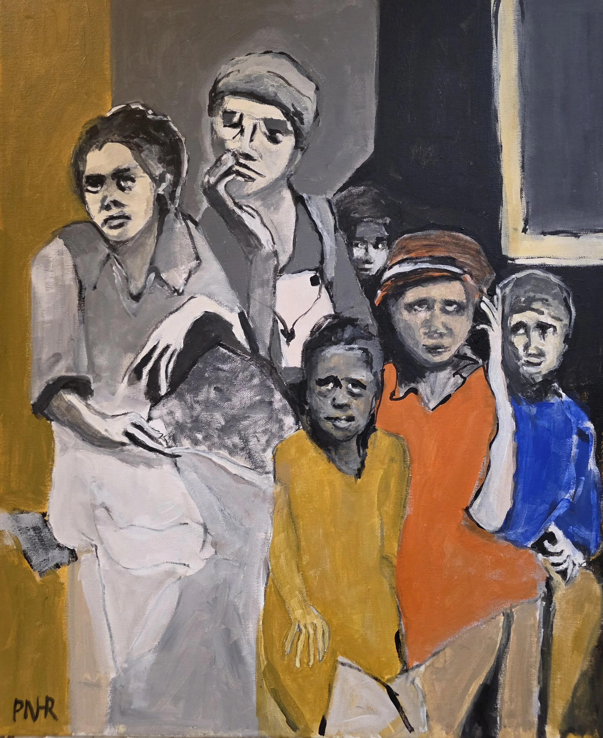 Waiting.
Acrylic on canvas