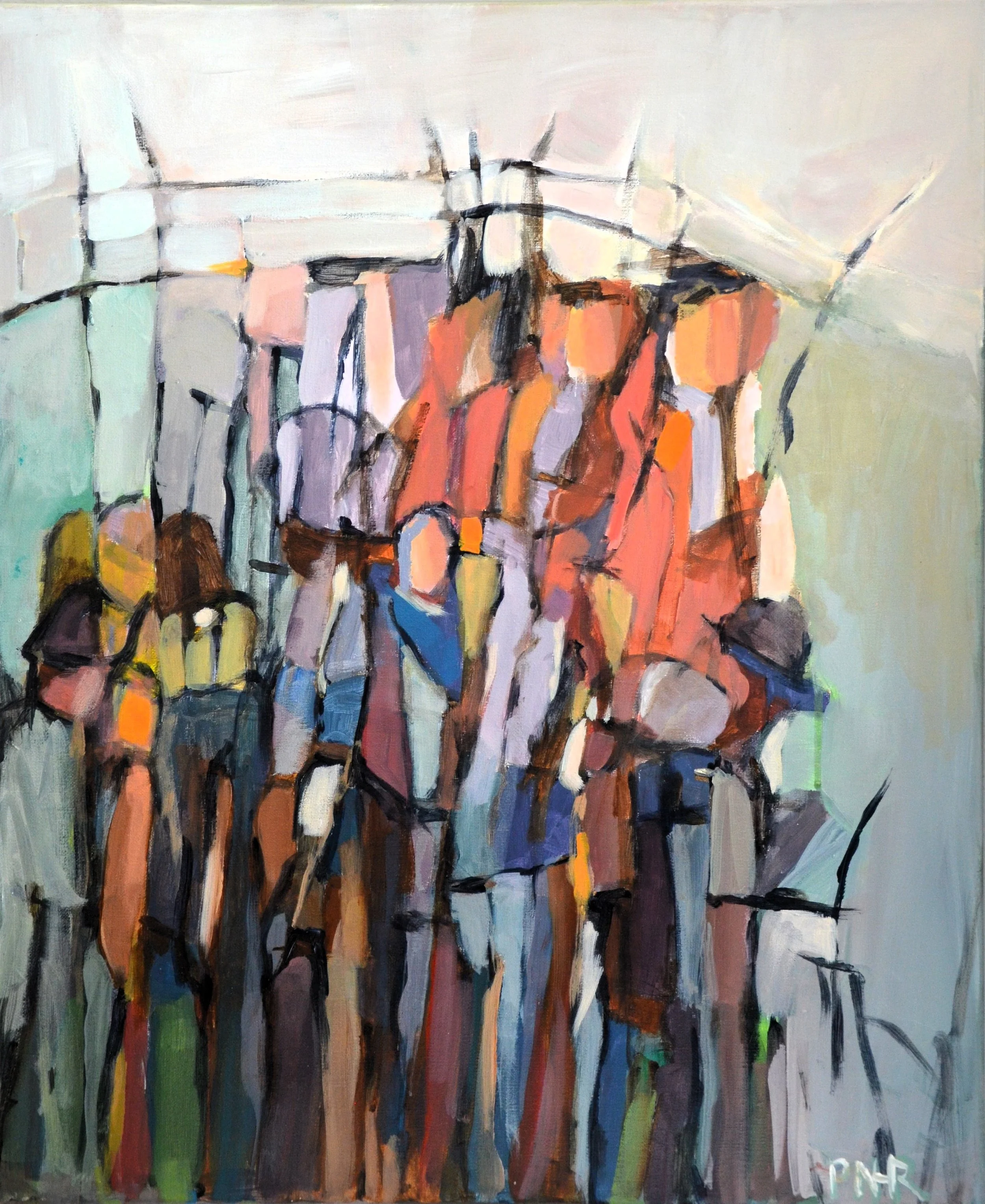 Caravane.
Acrylic on canvas
