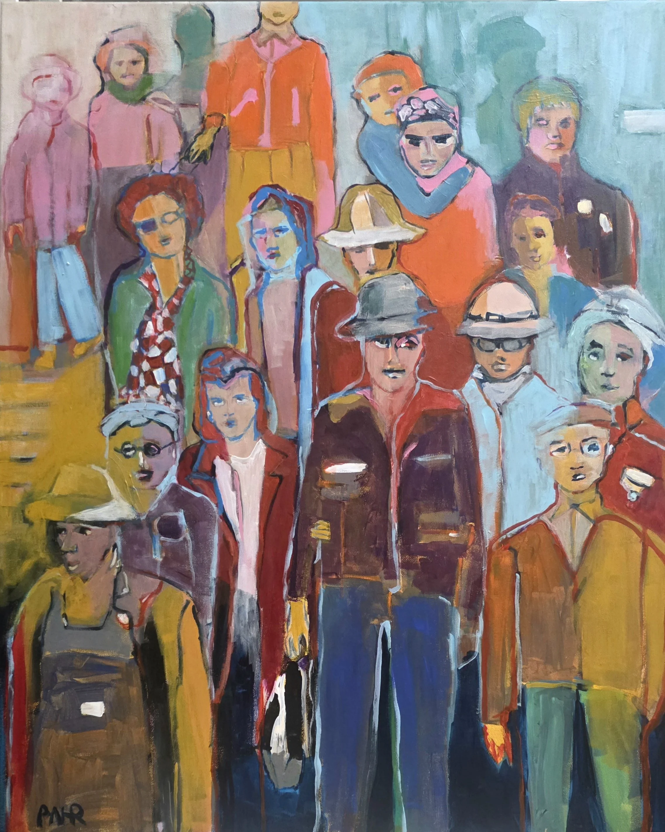 Subway.
Acrylic on canvas - SOLD