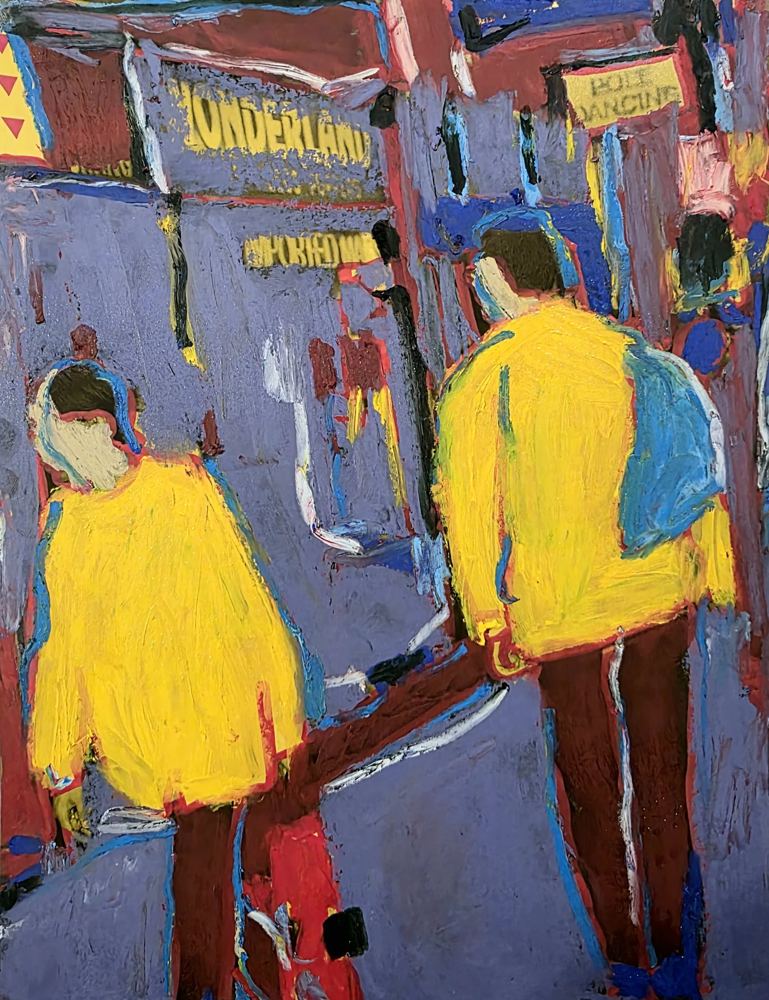 Promenade. - Mixed media & collages - Available