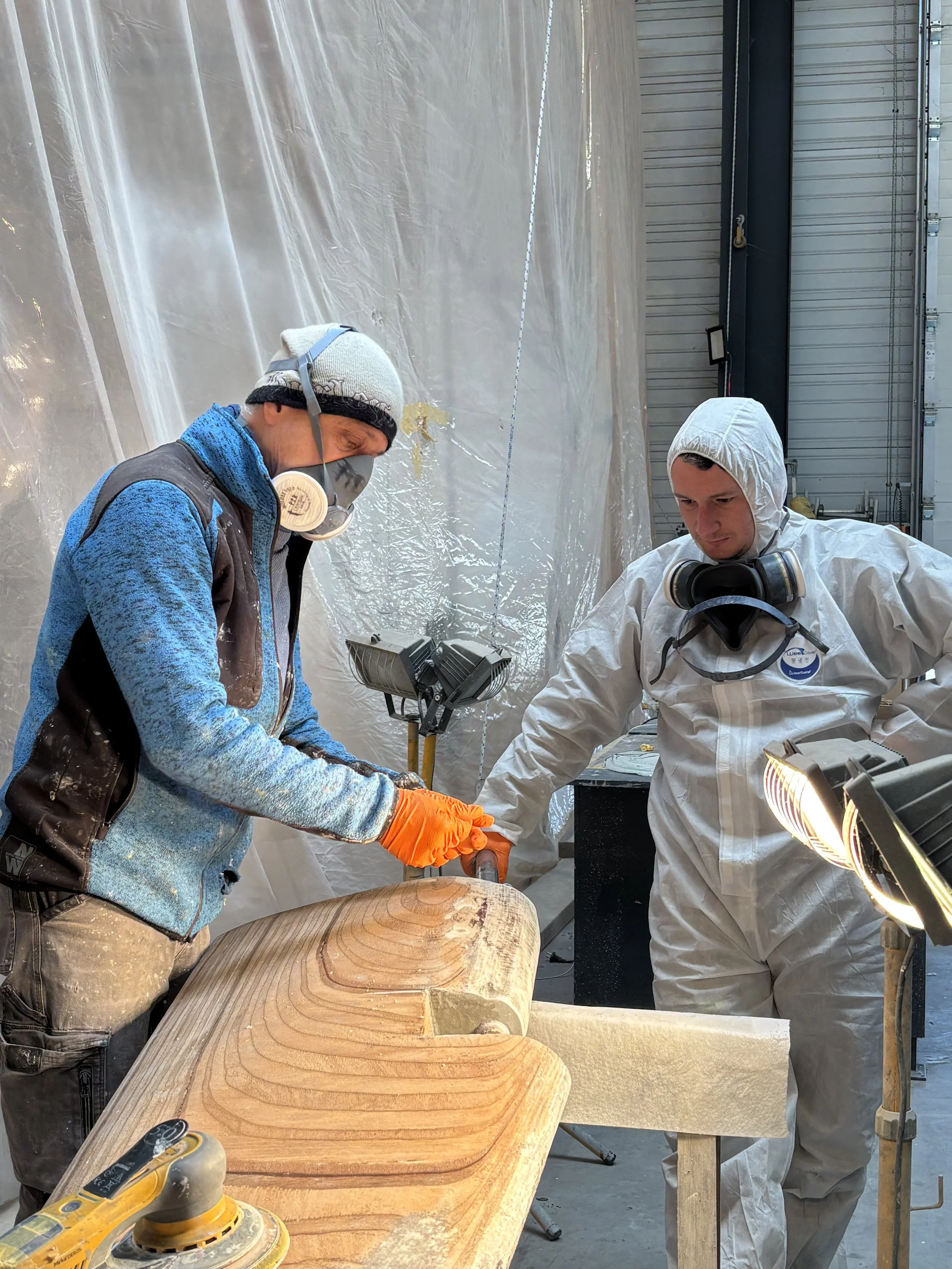 Rénovation d'un safran bois