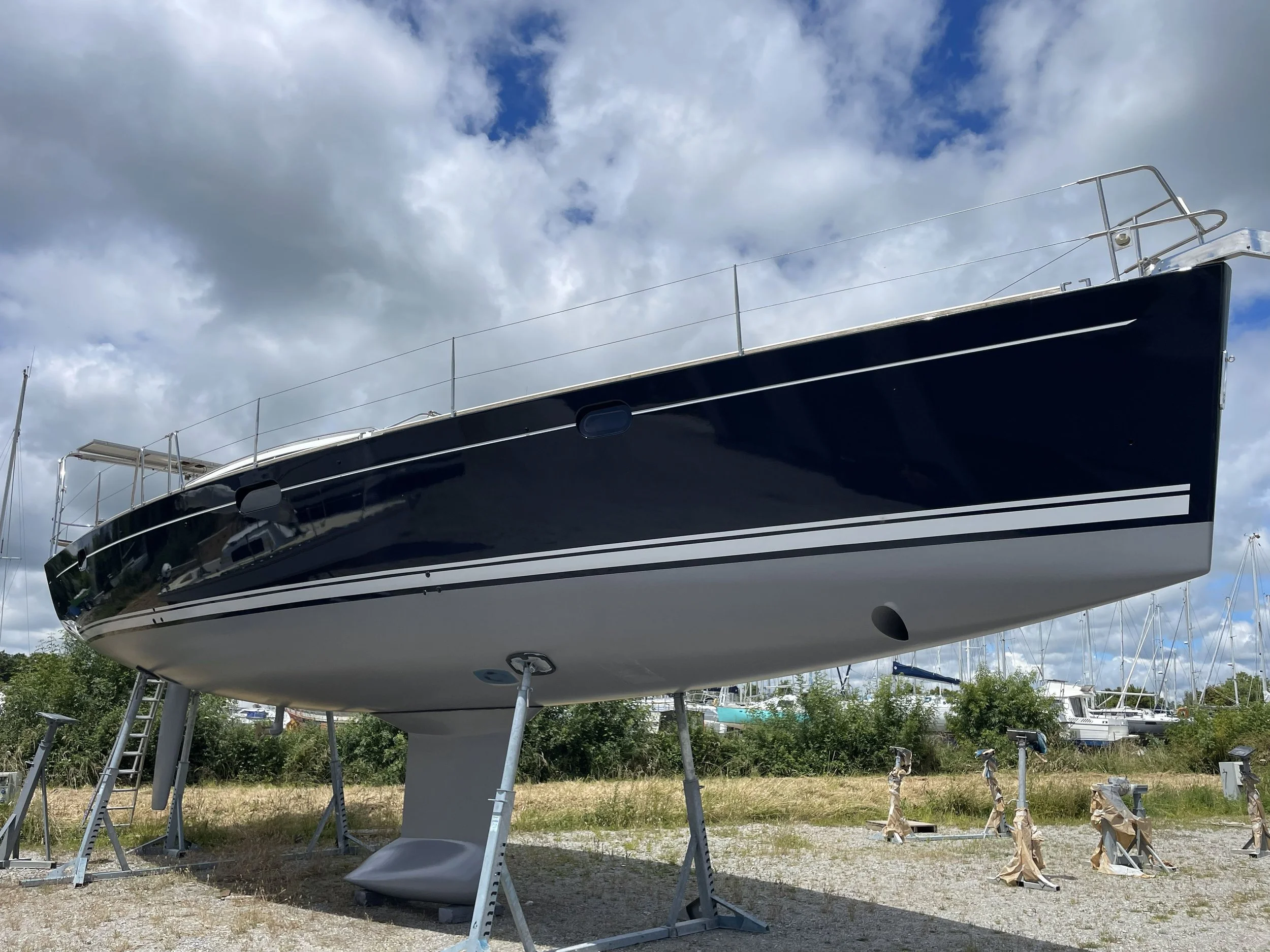 Rénovation coque d'un Delphia 47