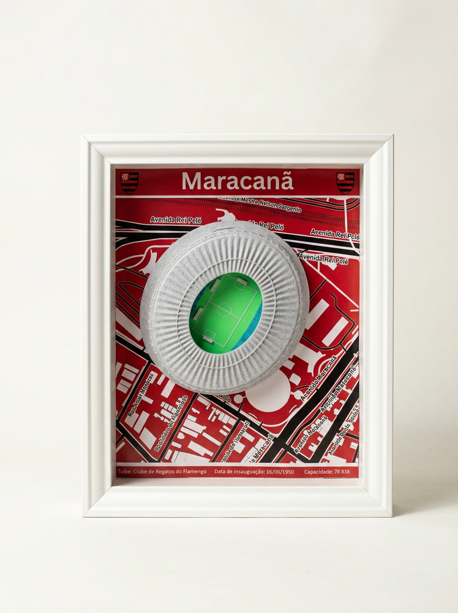 Moldura Maracanã - Flamengo