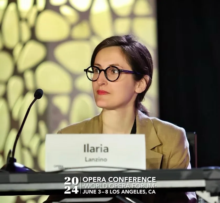 Ilaria Lanzino in Los Angeles, World Opera Forum 