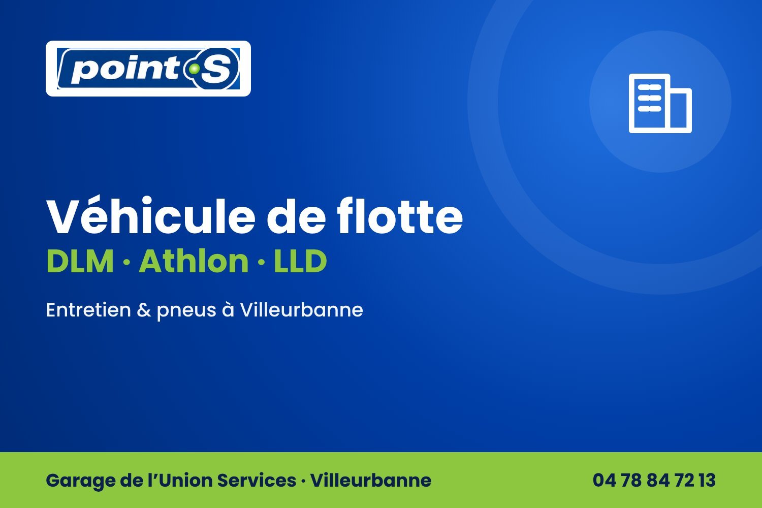 Véhicule DLM, Athlon ou de flotte : entretien et pneus à Villeurbanne
