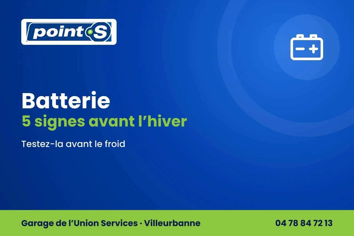 Batterie : 5 signes qu’elle va lâcher avant l’hiver
