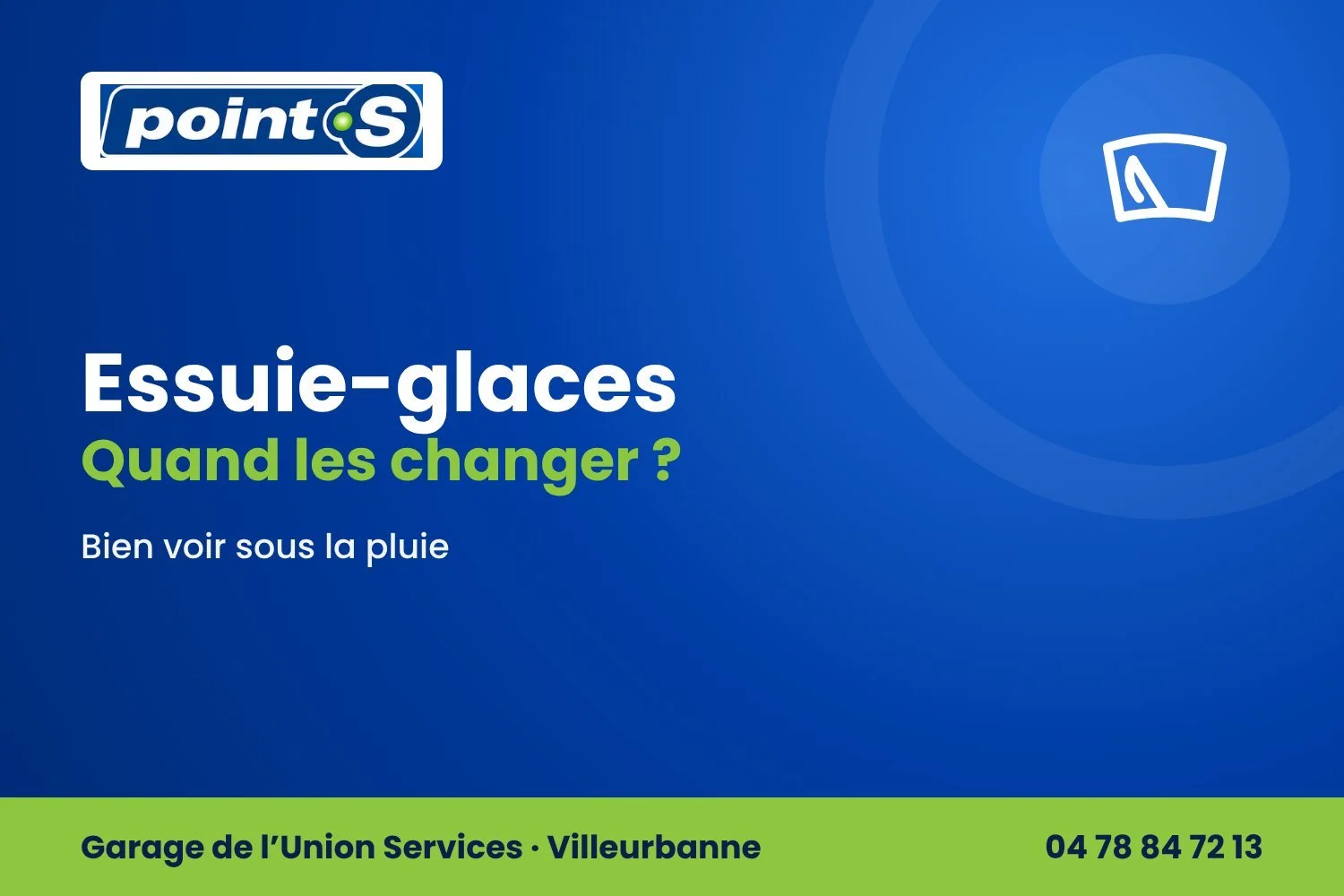 Essuie-glaces : quand faut-il les changer ?