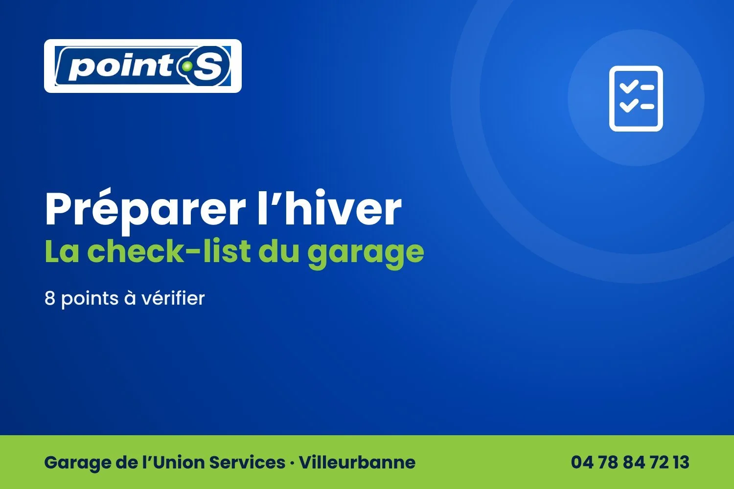 Préparer sa voiture pour l’hiver : la check-list du garage