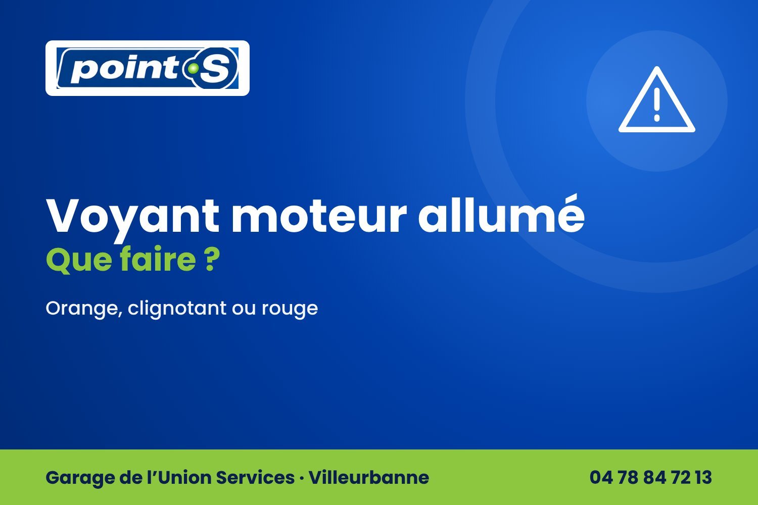 Voyant moteur allumé : que faire ?