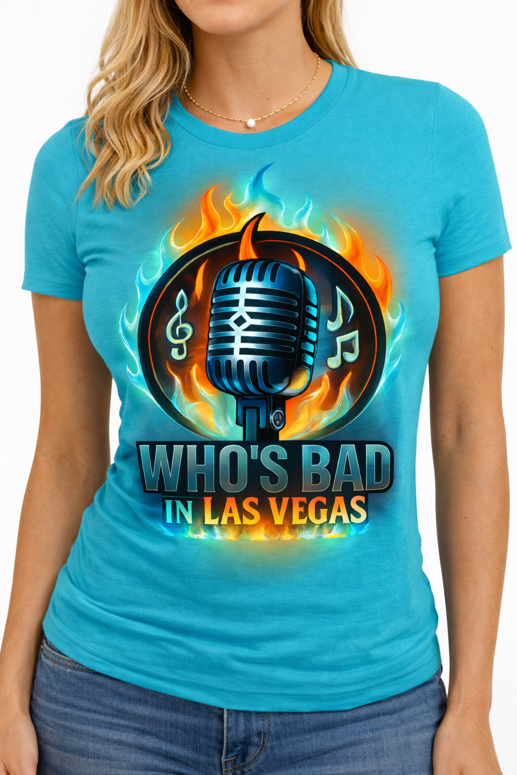 Who's Bad season 2 WomensTee Turqoise