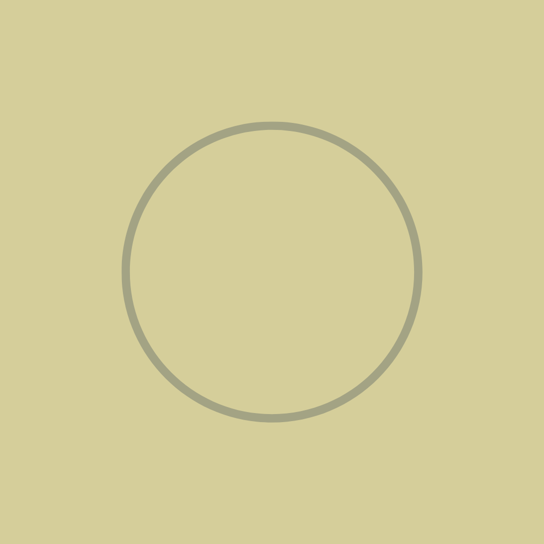 Leeres, hellgelbes Hintergrundbild mit einer grauen Umrandung eines Kreises in der Mitte.