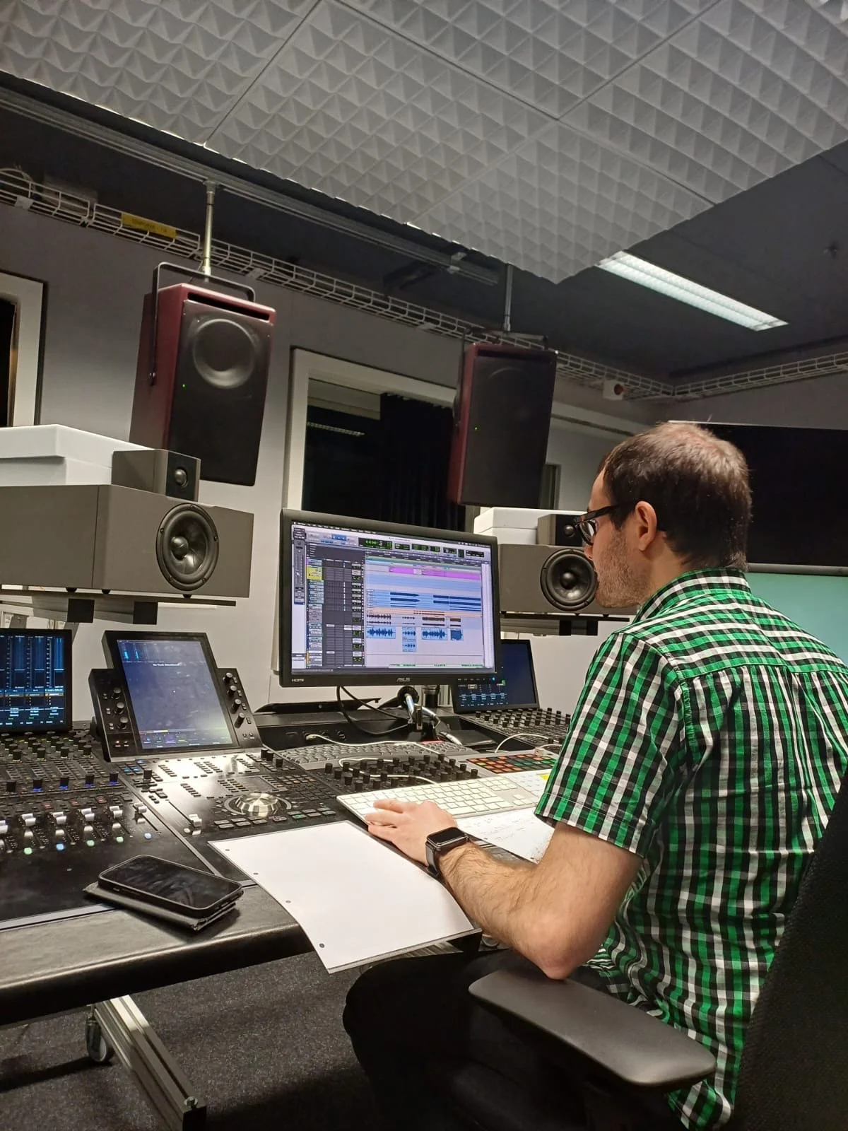 Musicproduction, recording on PSI Audio Gear