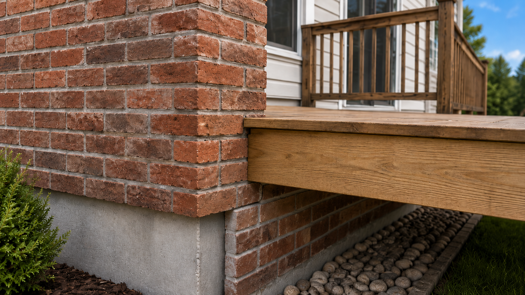 Can You Attach a Deck to Brick Veneer?