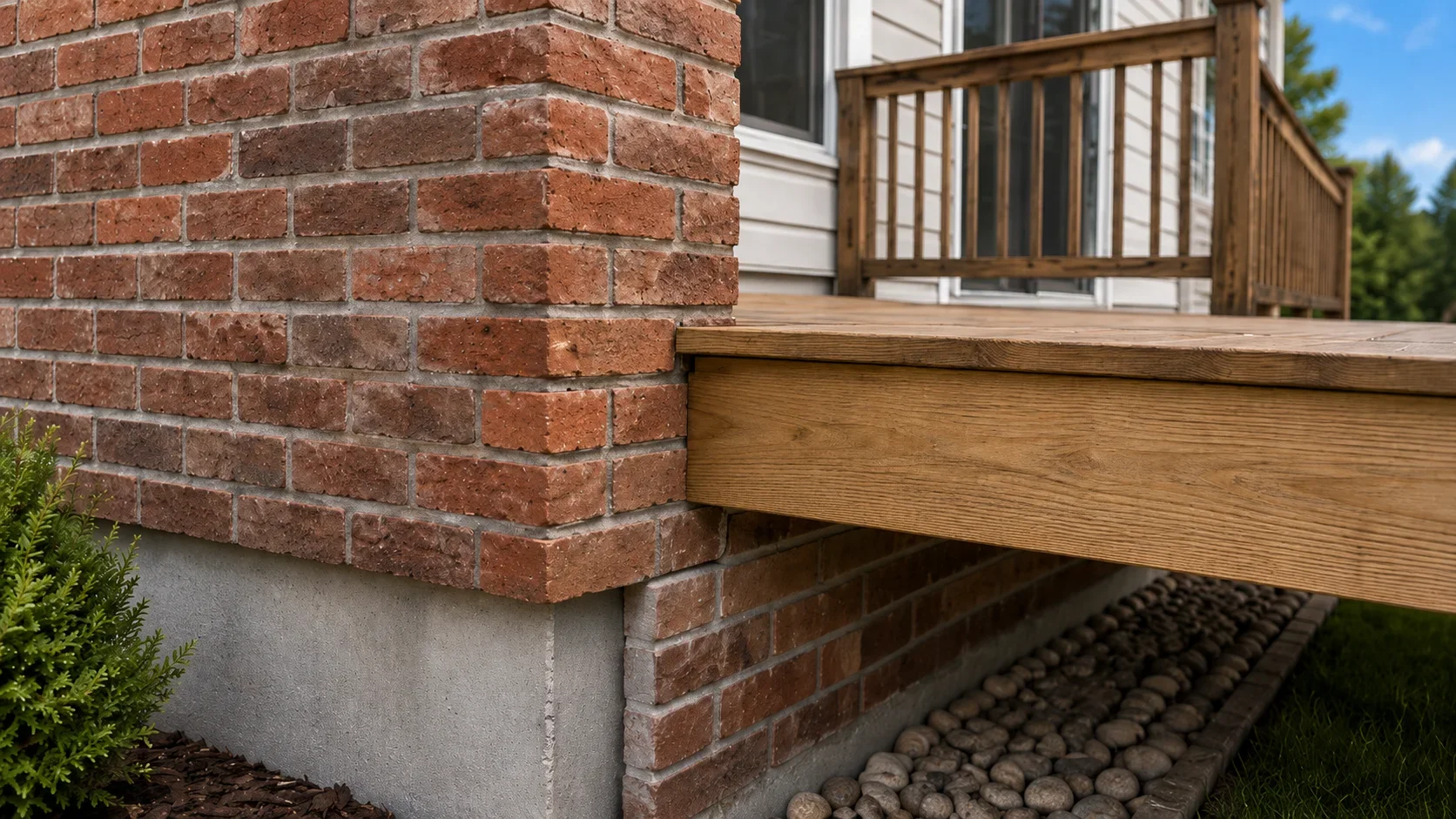 Can You Attach a Deck to Brick Veneer?