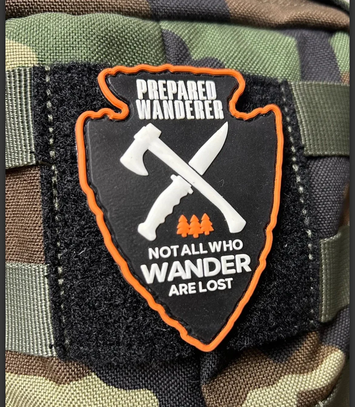Prepared Wanderer PVC Velcro Patch