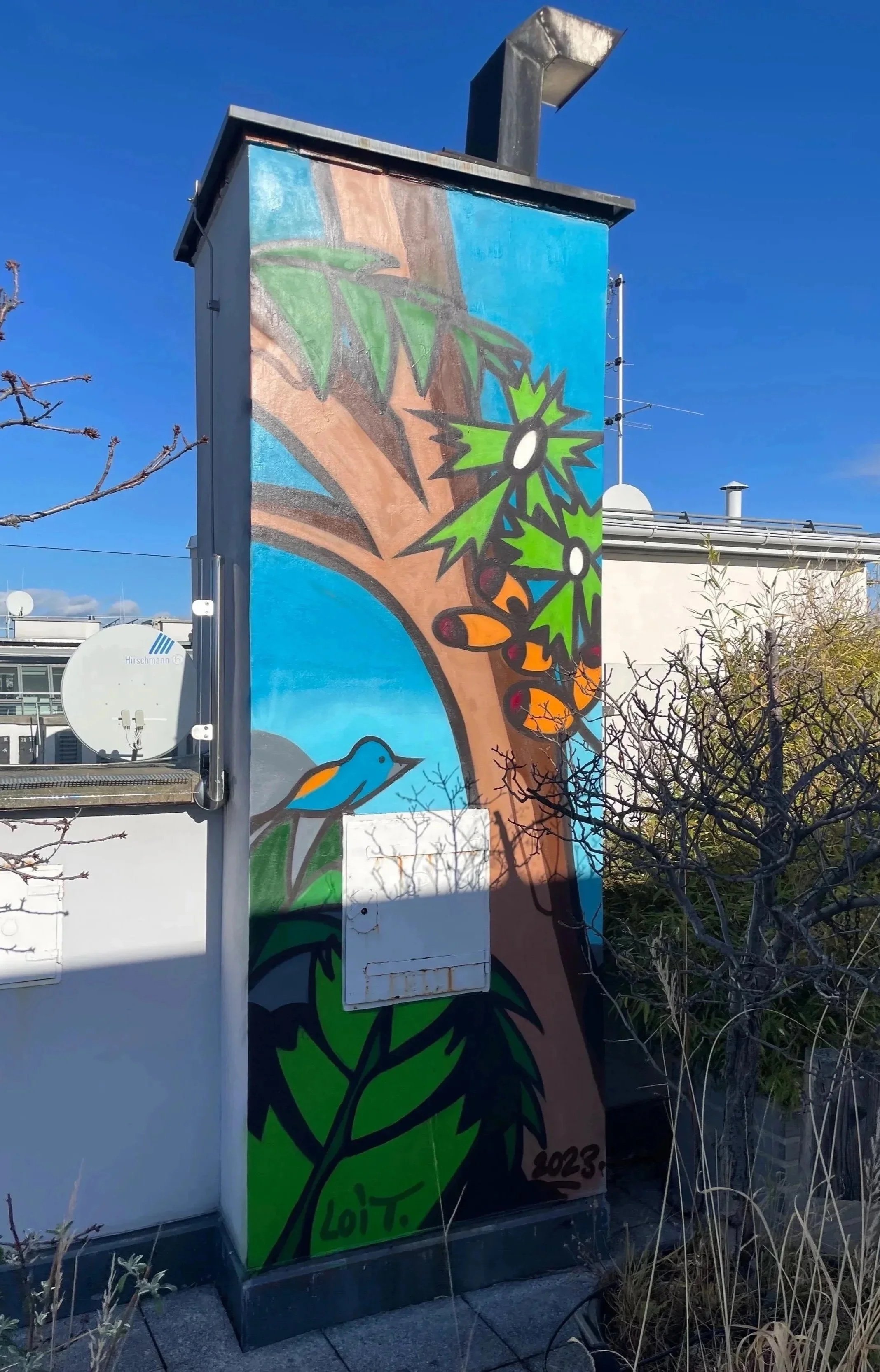 Graffiti terass in wien Graffixer