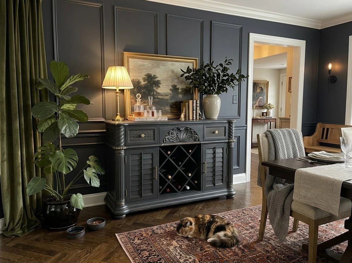 The Cleopatra – Refurbished Luxury Wine Buffet & Credenza
