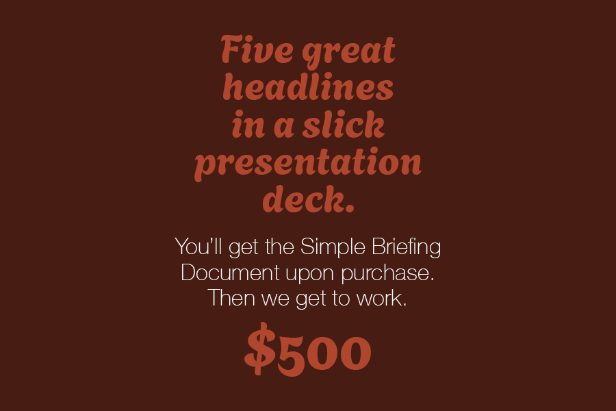 Five Great Headlines