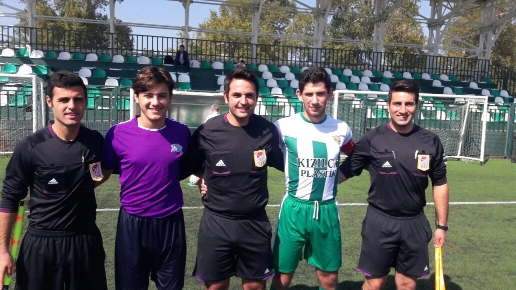 Semih Yolşen Hakem maçtan önce Bursa 