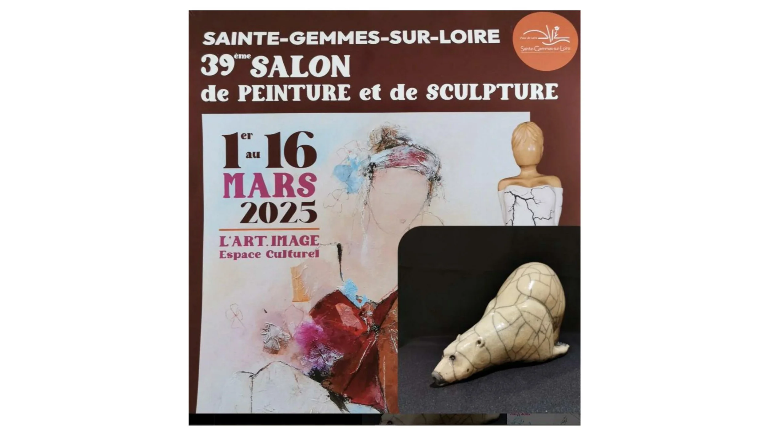 39 ème Salon de Peinture et de Sculpture à Sainte-Gemmes-Sur Loire
