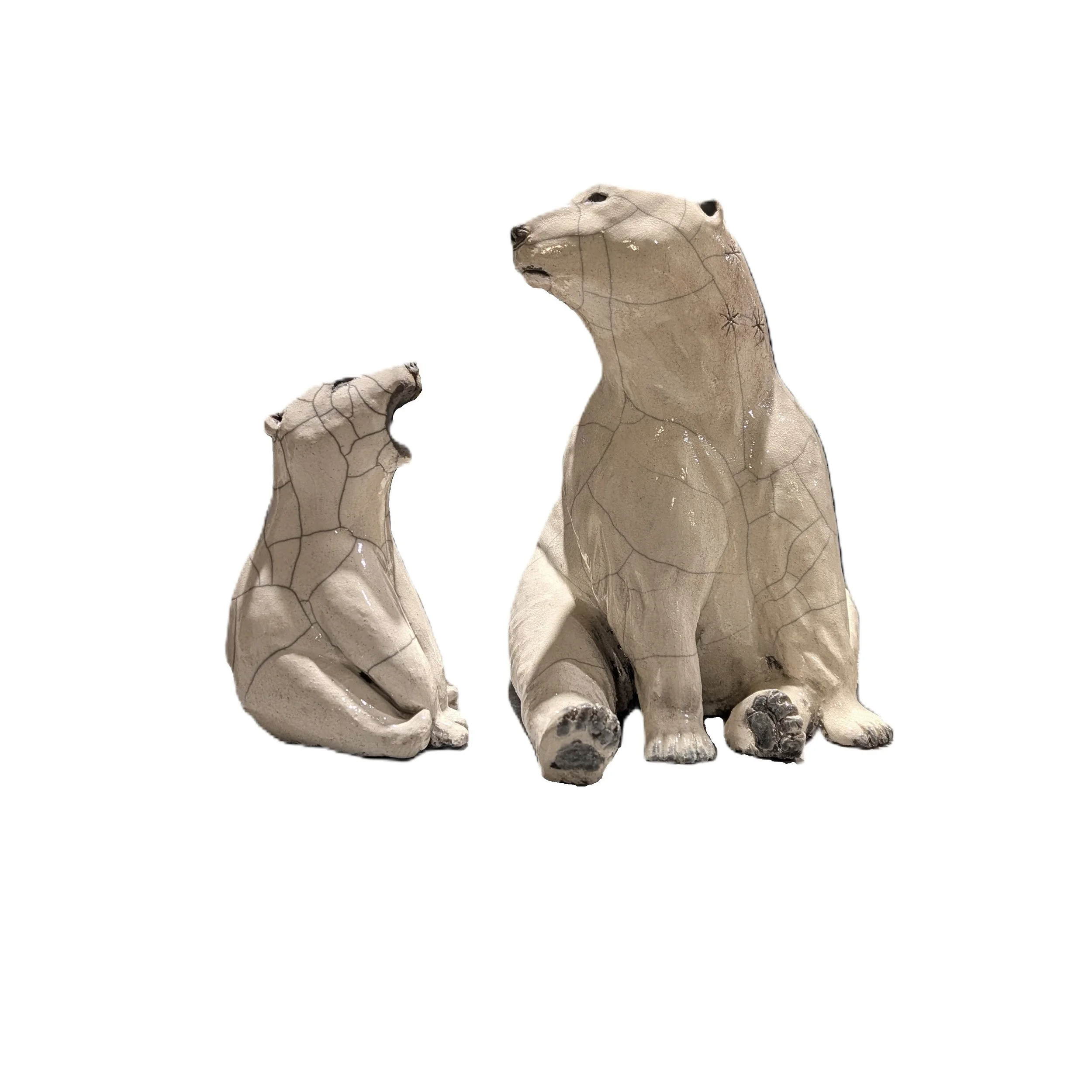 La pause : Ourse polaire et son ourson