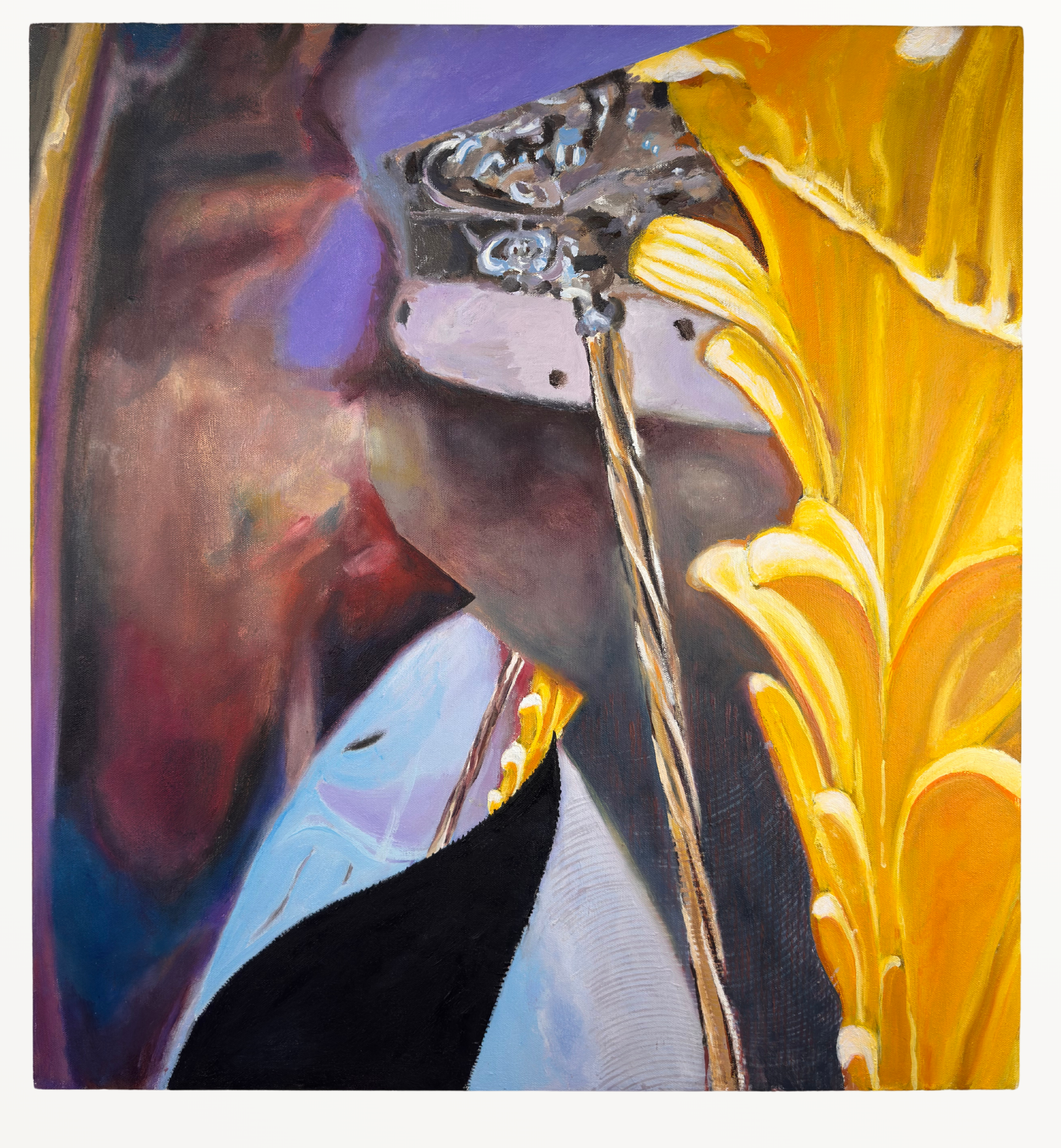 Royal Glitch (2025)
Oil on canvas