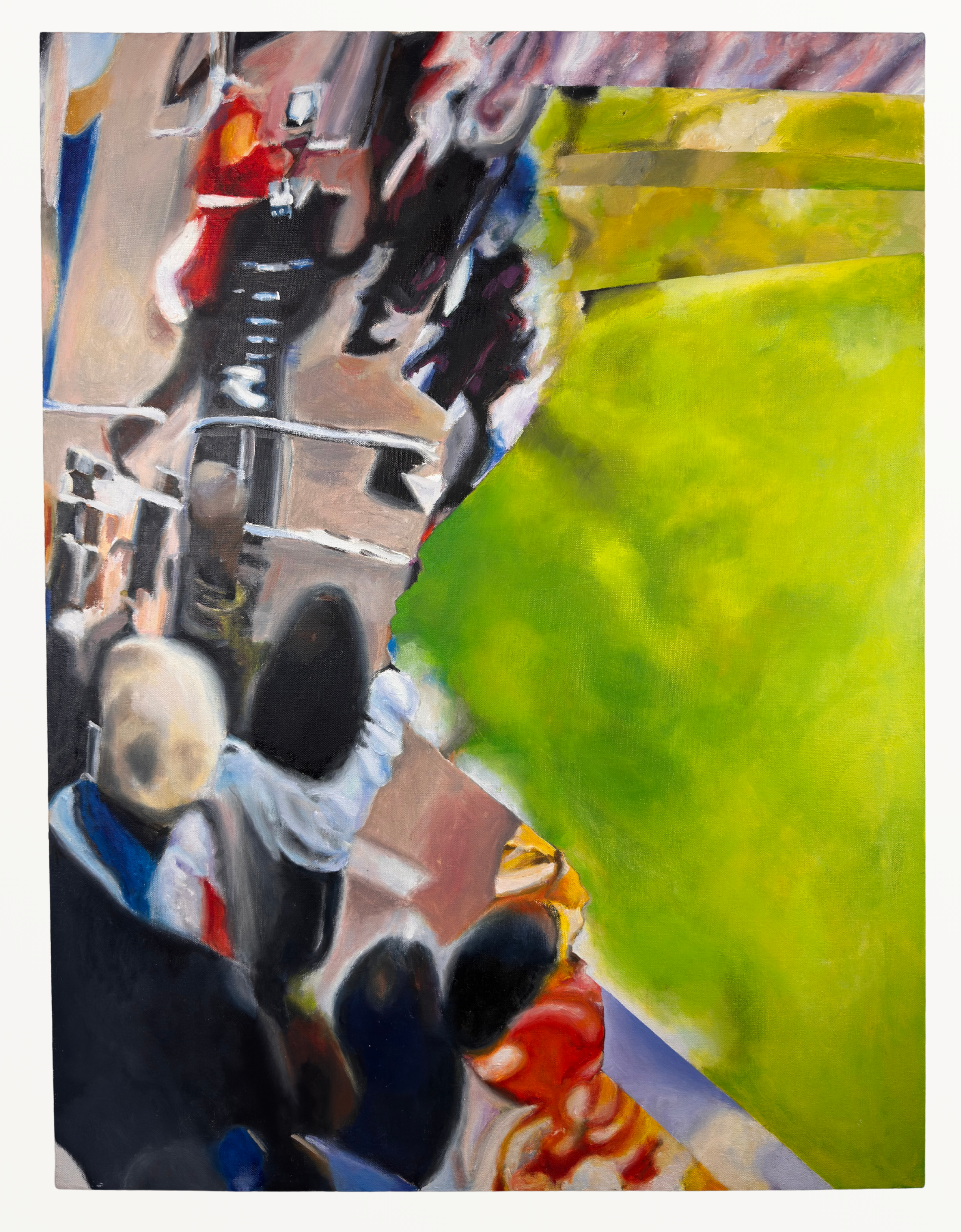 Green Glitch (2025)
Oil on canvas