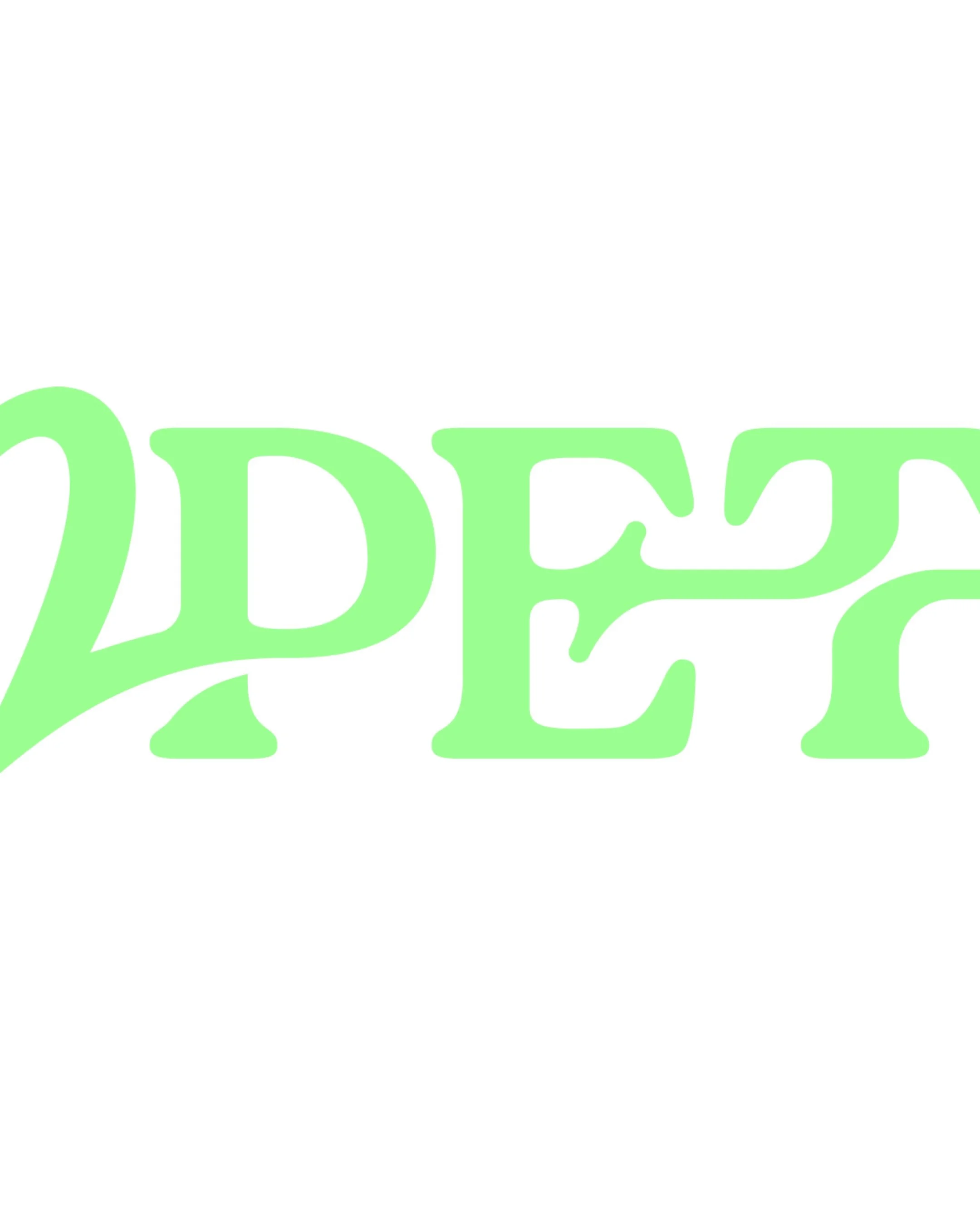 Close-up of light green text spelling out '202', part of a larger message.