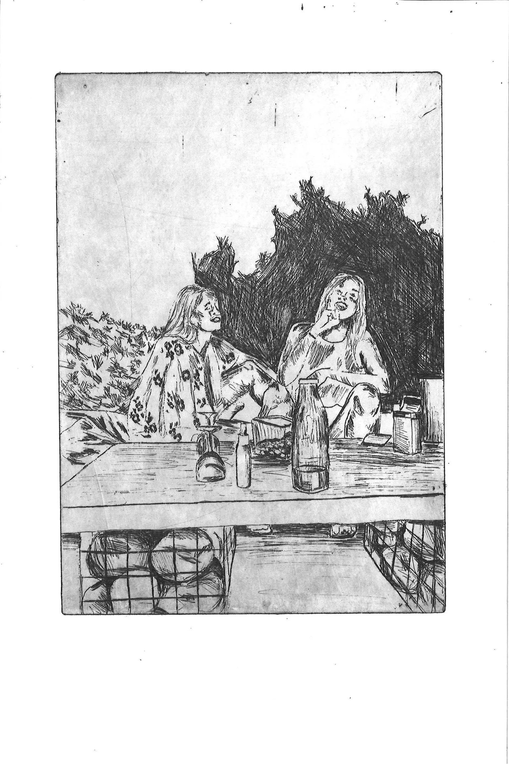 From the series: Last Journey (2024), 14.5 × 21 cm. (70 euro).