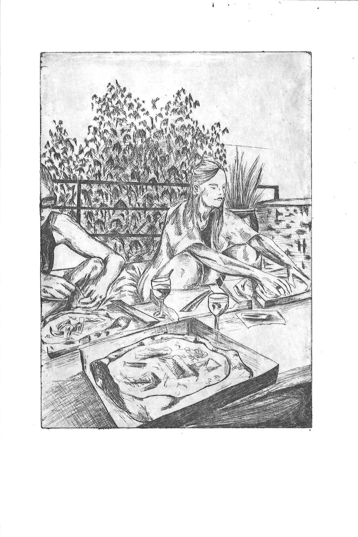 From the series: Last Journey (2024), 14.5 × 21 cm. (70 euro).