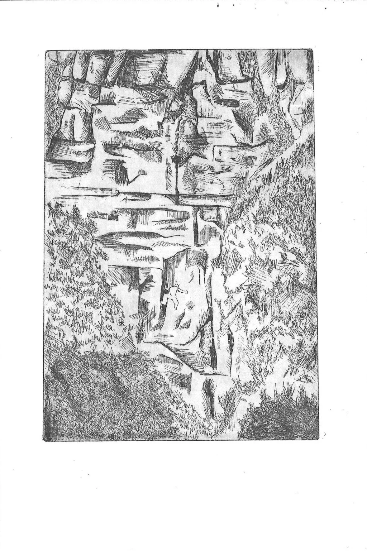 From the series: Last Journey (2024), 14.5 × 21 cm. (70 euro).