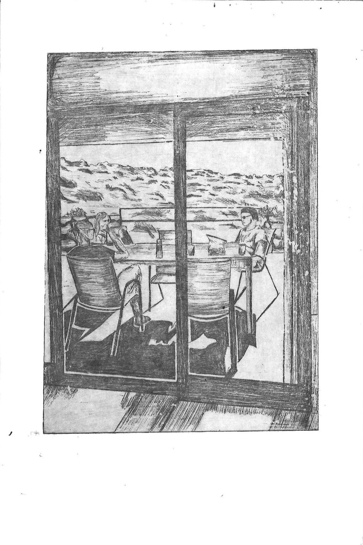 From the series: Last Journey (2024), 14.5 × 21 cm. (70 euro).