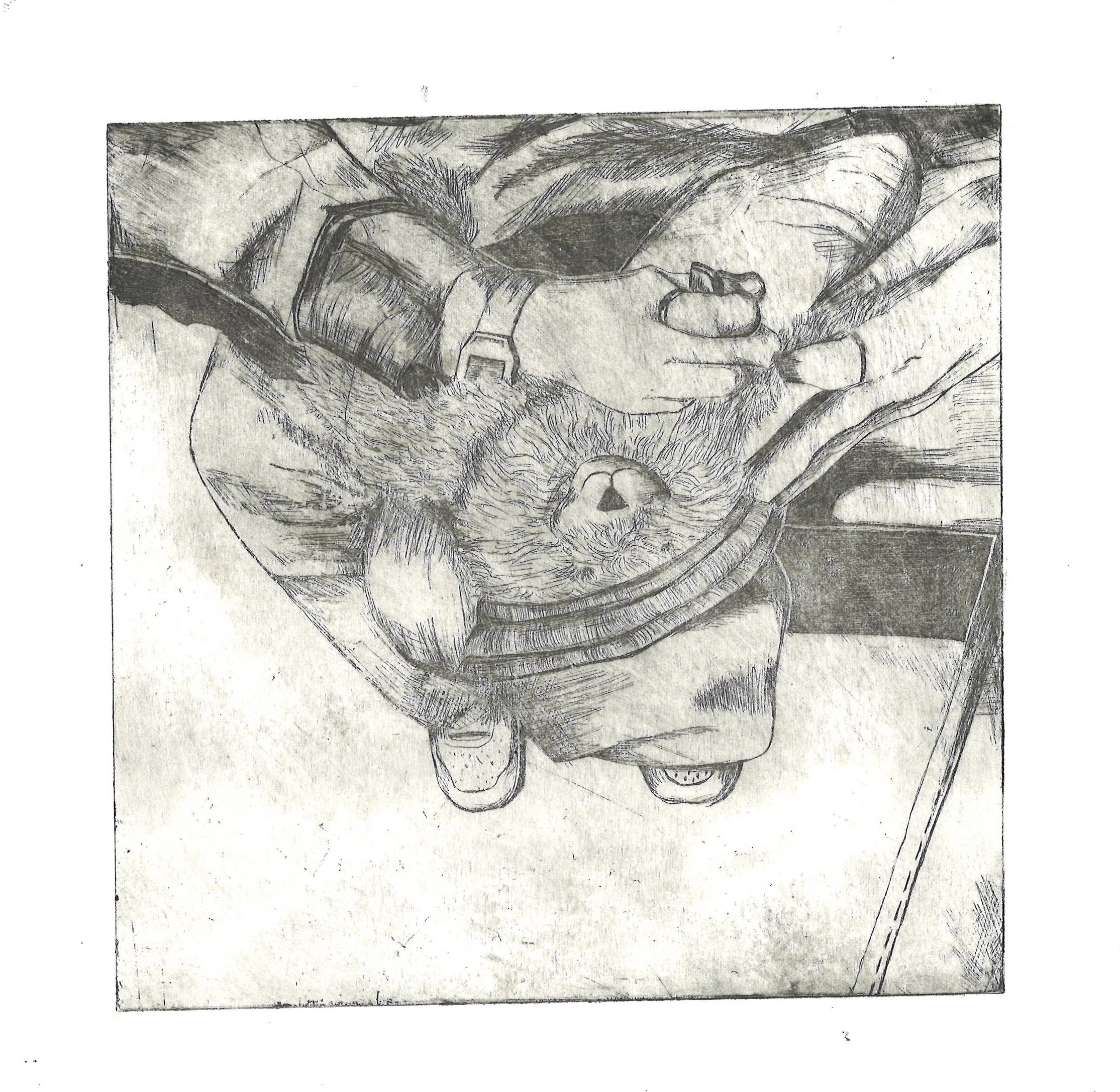 from the series: The Dollmaker, (2025), 19 × 19 cm. ( 55 euro)