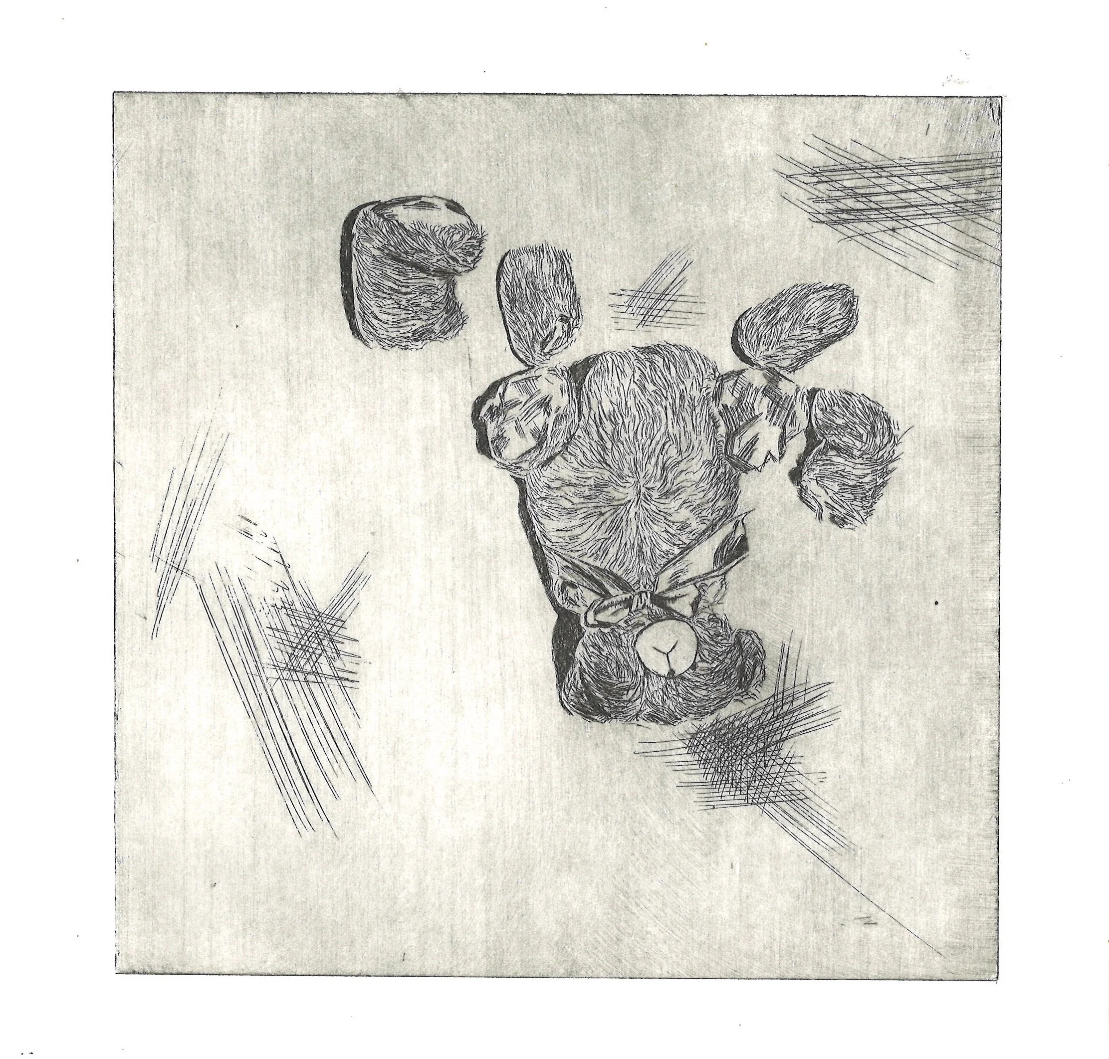 from the series: The Dollmaker, (2024), 19 × 19 cm. ( 55 euro)