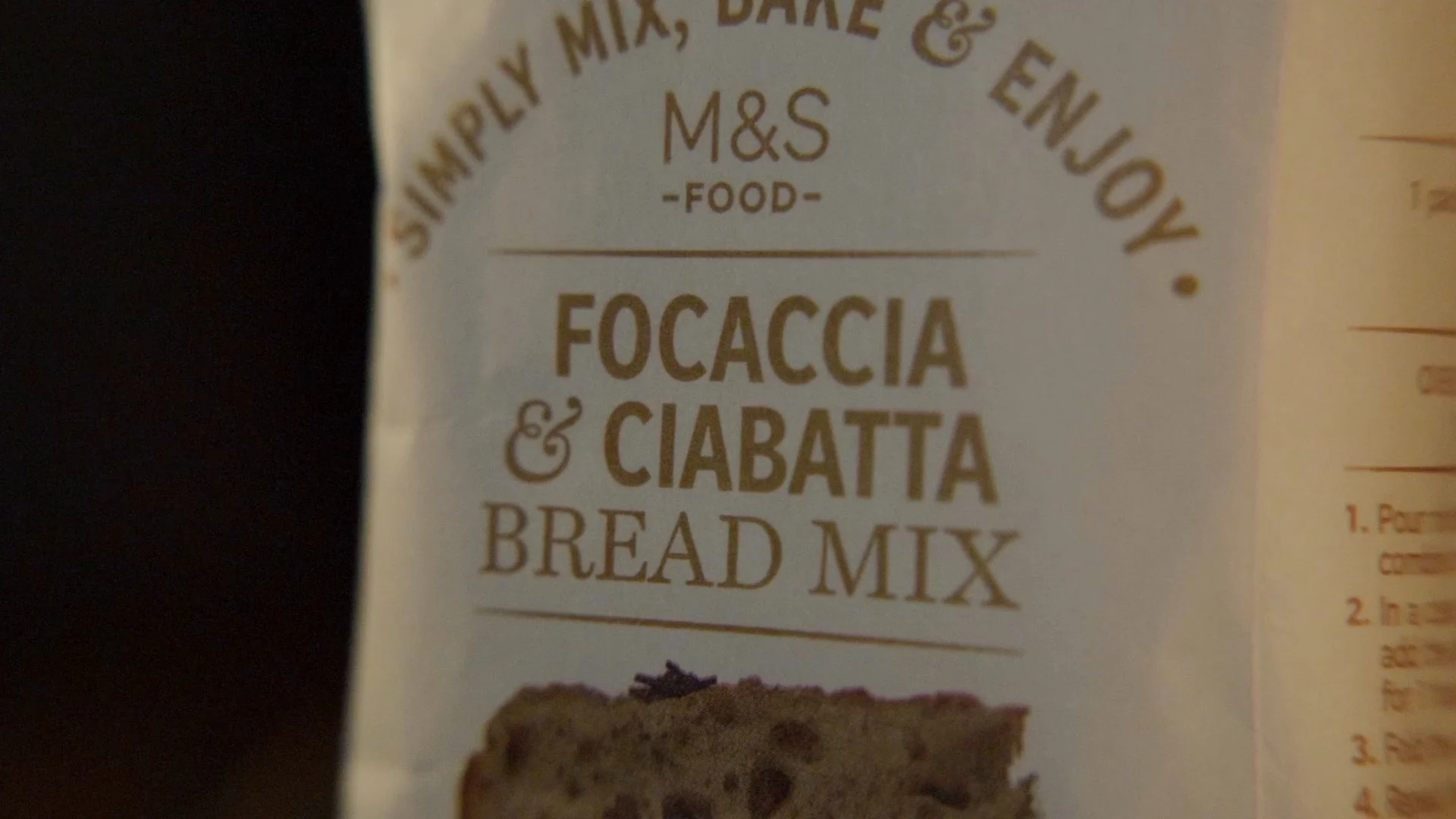 M&S Focaccia Bread