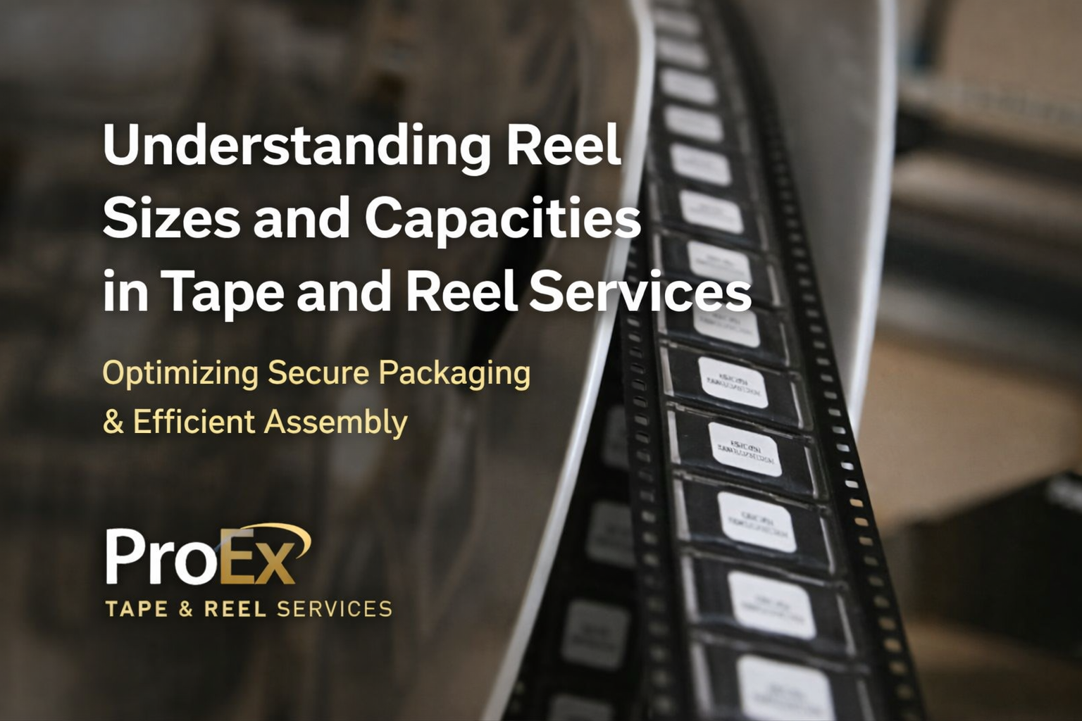Understanding Reel Sizes and Capacities in Tape and Reel Services