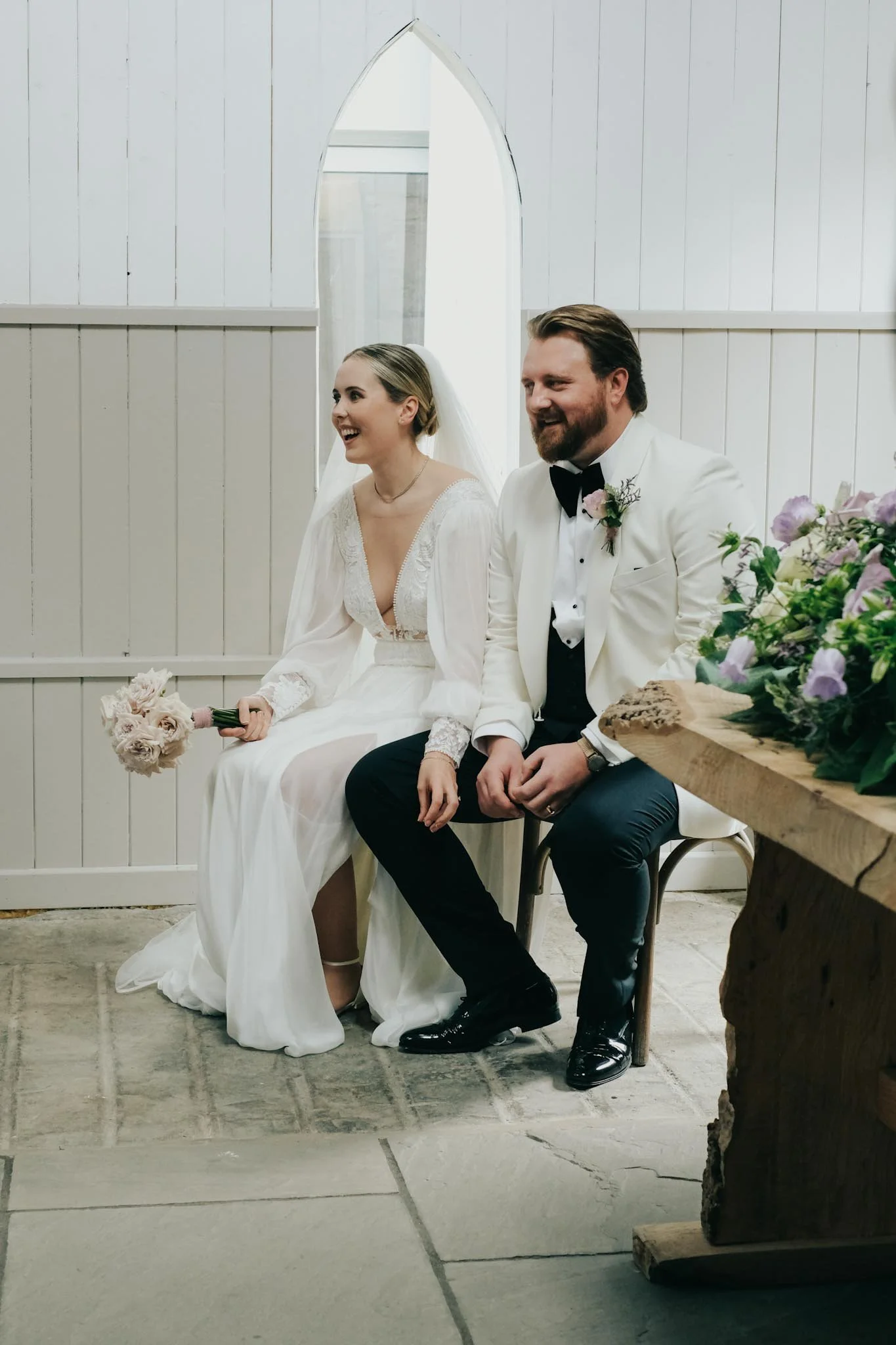 Natural, rustic, relaxed documentary wedding photography image by female Lake District and Northumberland wedding and elopement photographer, Sarah.