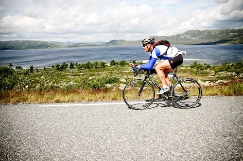 Race image by Lake District triathlon photographer, Sarah.