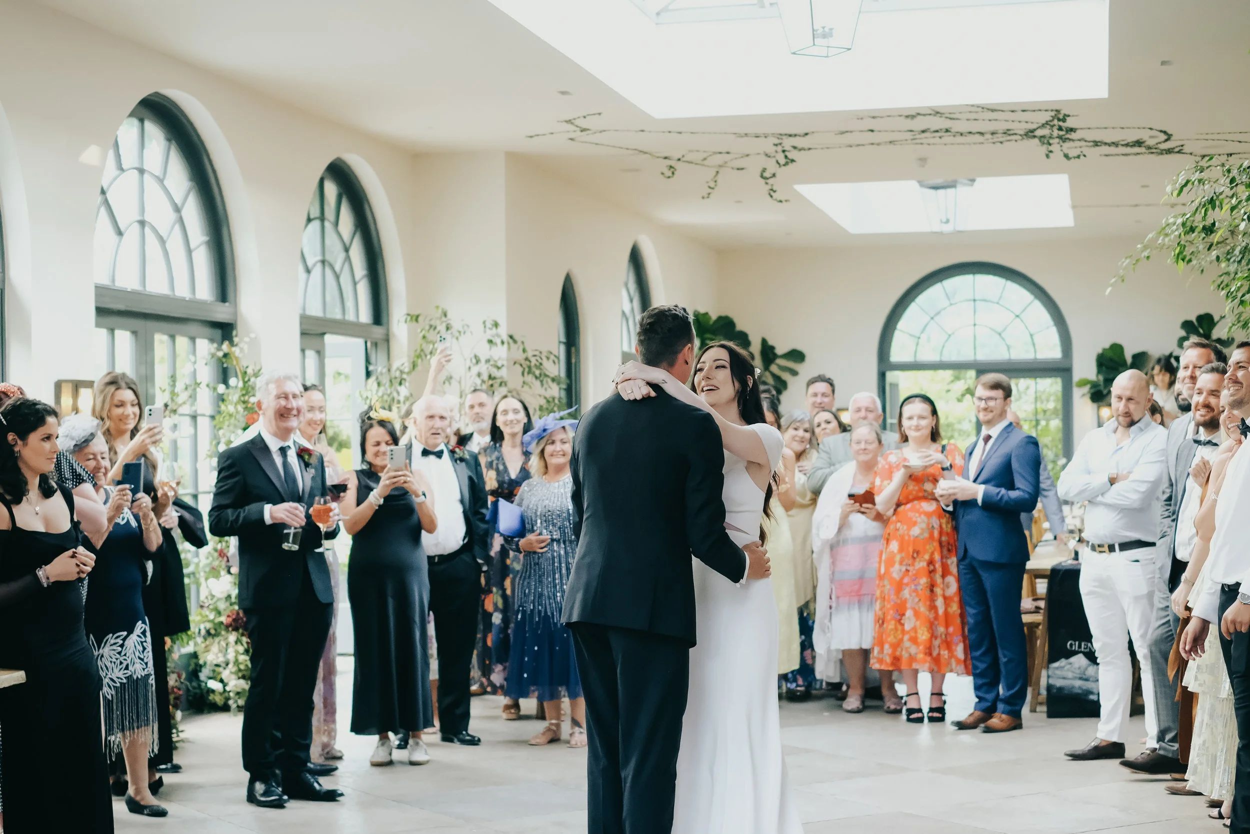 Natural, relaxed documentary wedding photography image by Lake District wedding and elopement photographer.