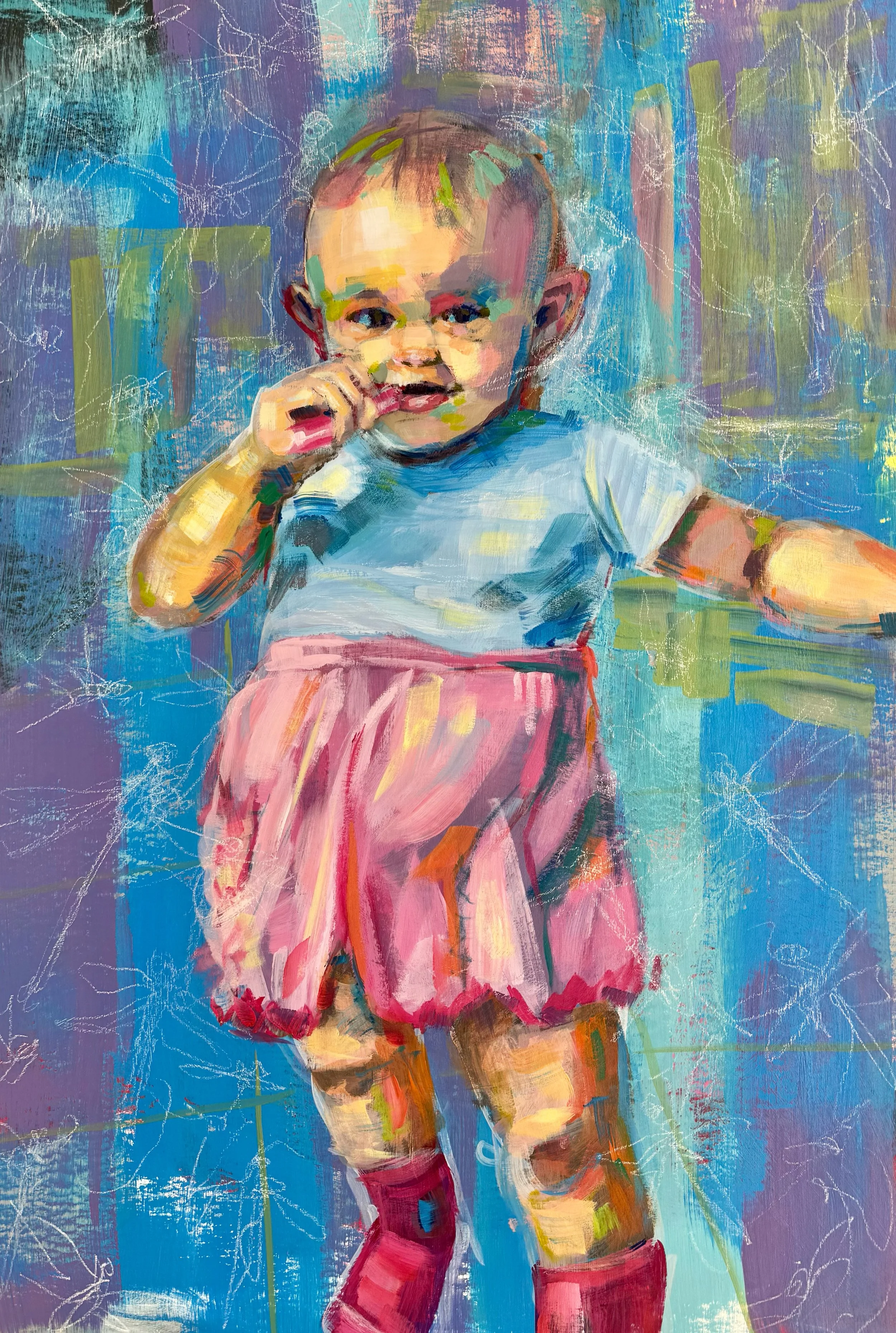 Dragonfly, Acrylic, 20 x 30 in