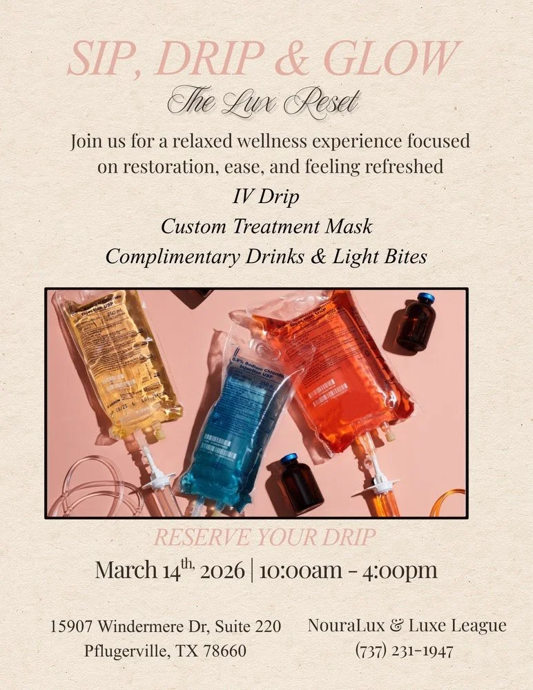 The Lux Reset Drip. Glow. Restore