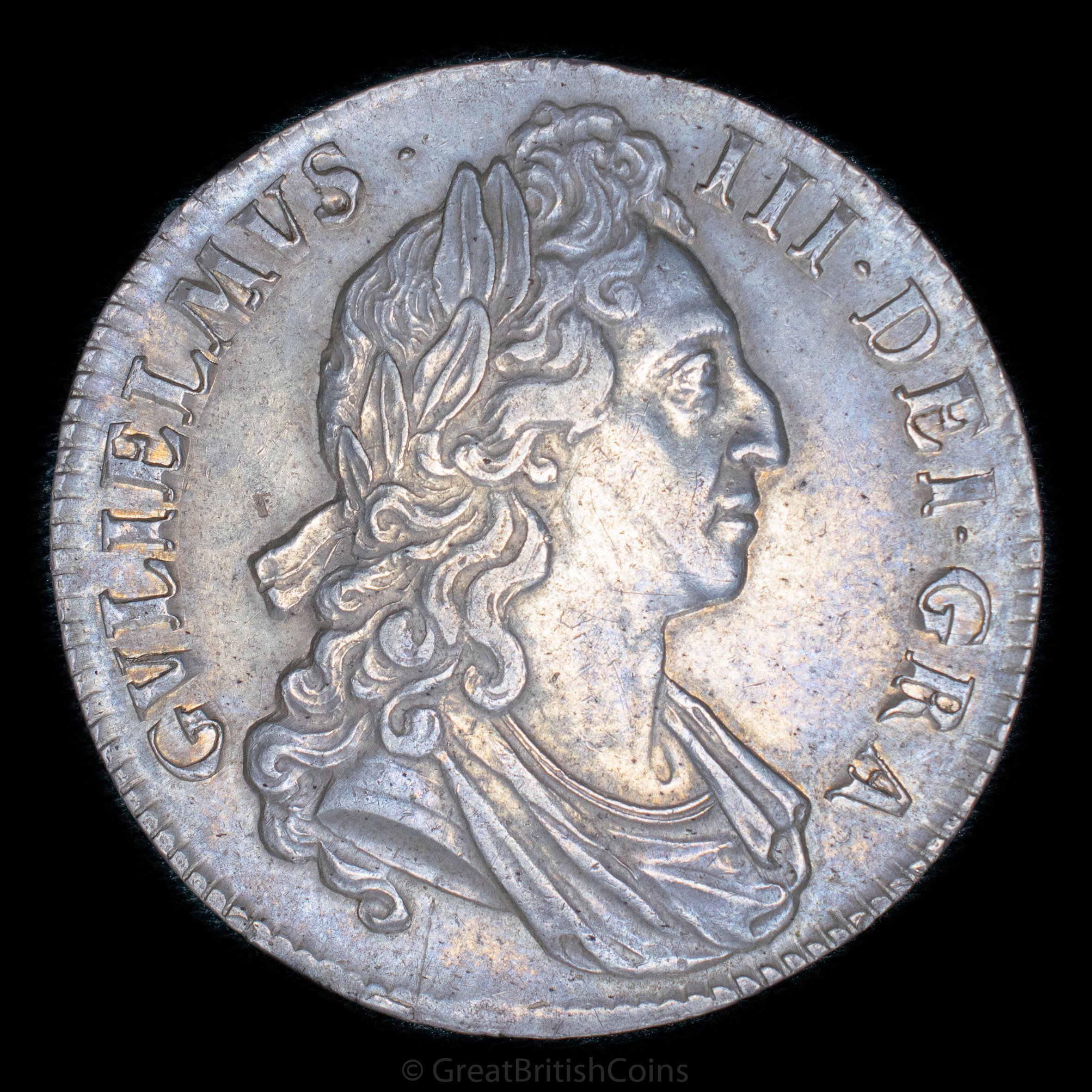 William III 1695 Silver Crown (SEPTIMO)