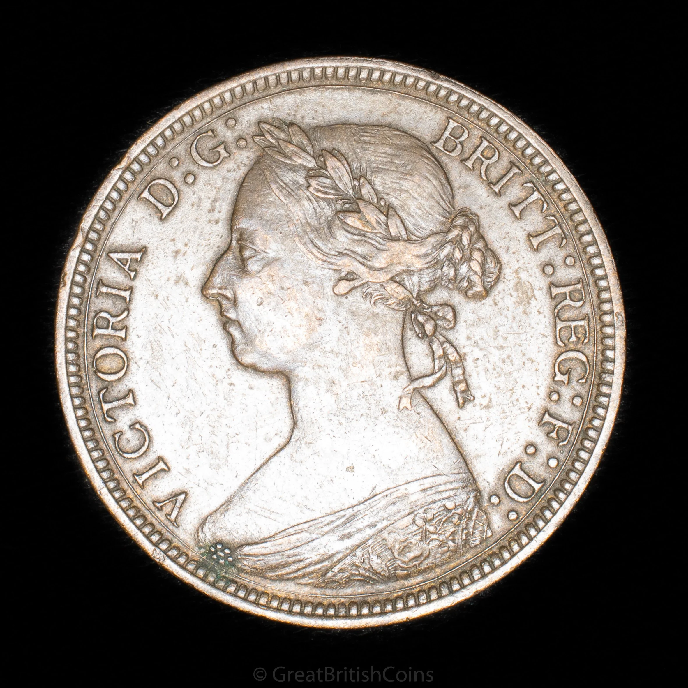 Victoria 1887 Bronze Halfpenny