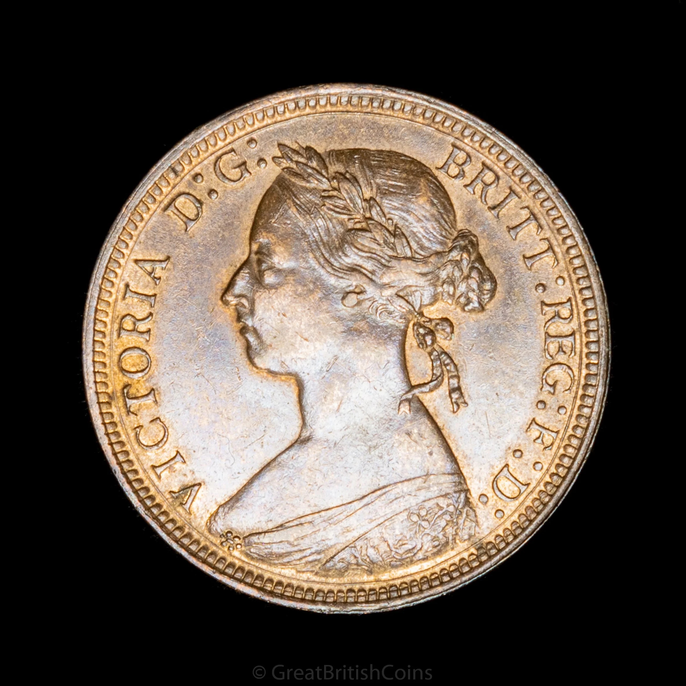 Victoria 1891 Bronze Halfpenny