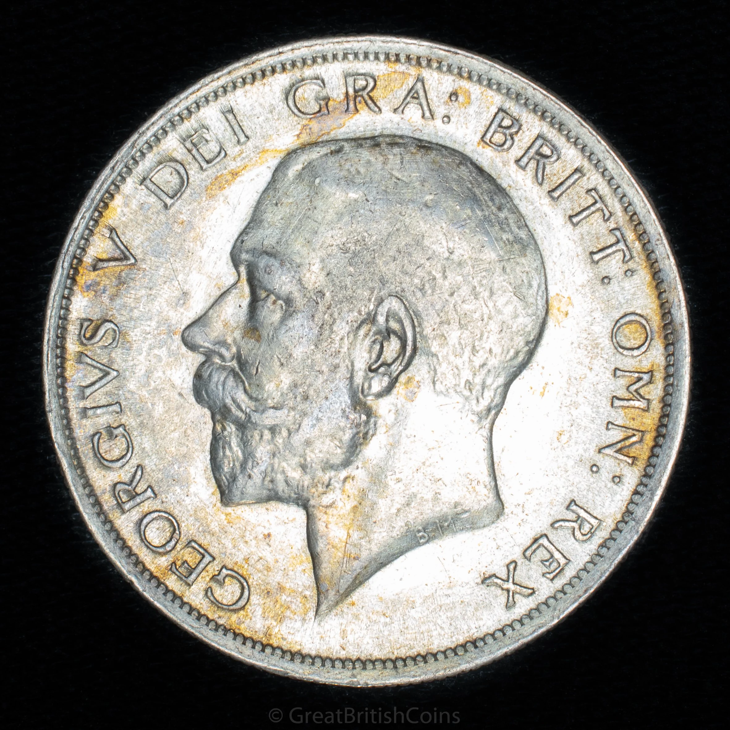 George V 1919 Silver Halfcrown