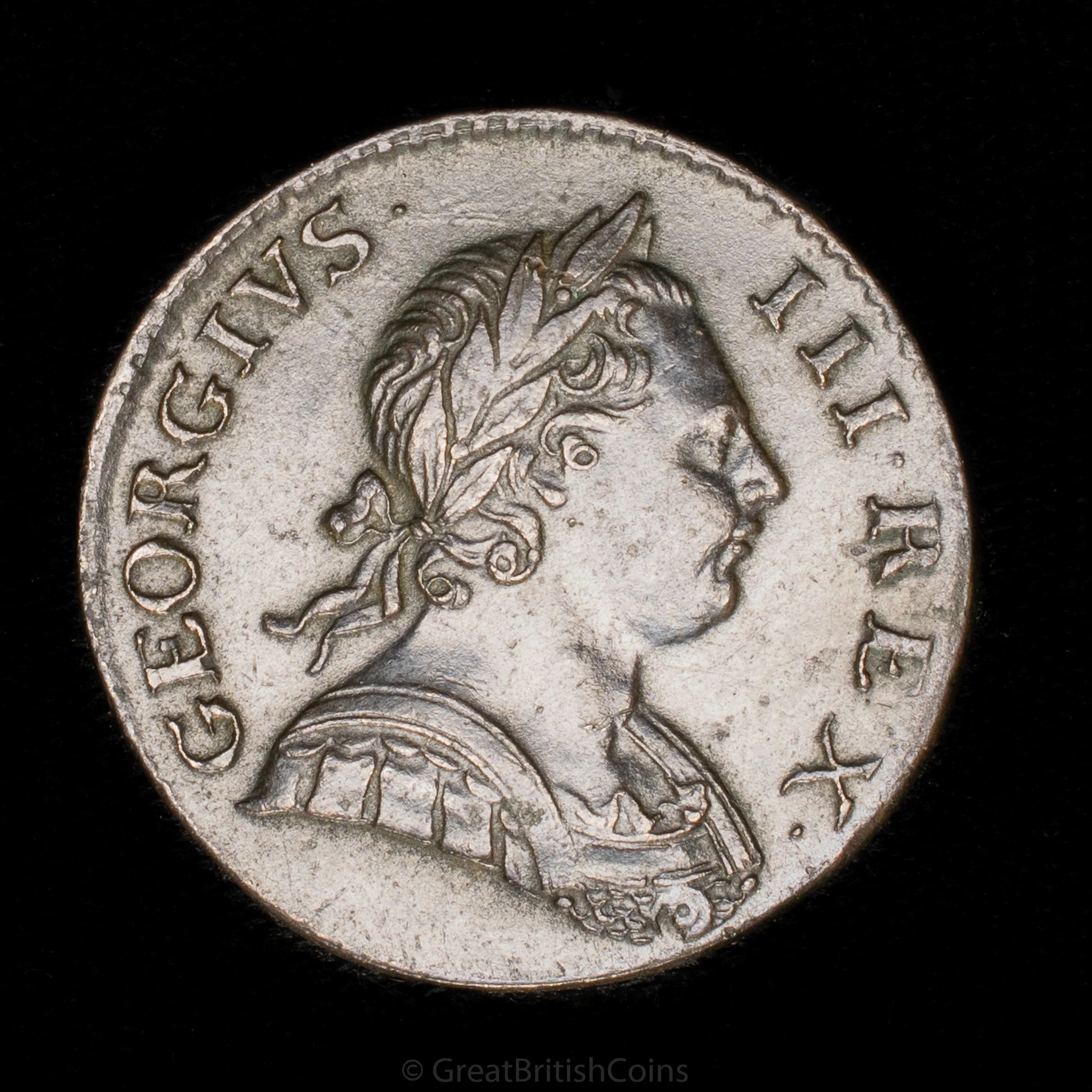 George III 1773 Copper Halfpenny