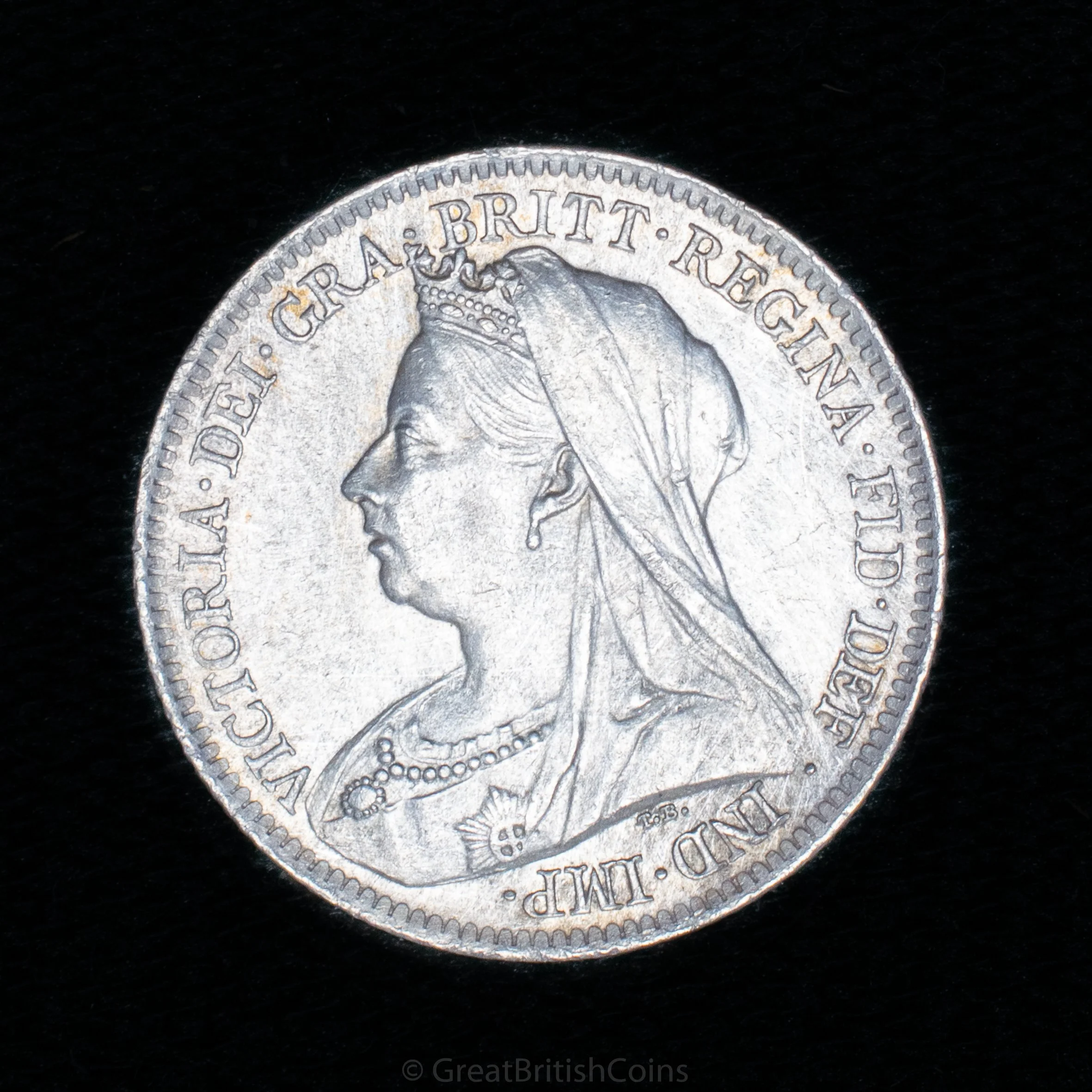 Victoria 1899 Silver Sixpence