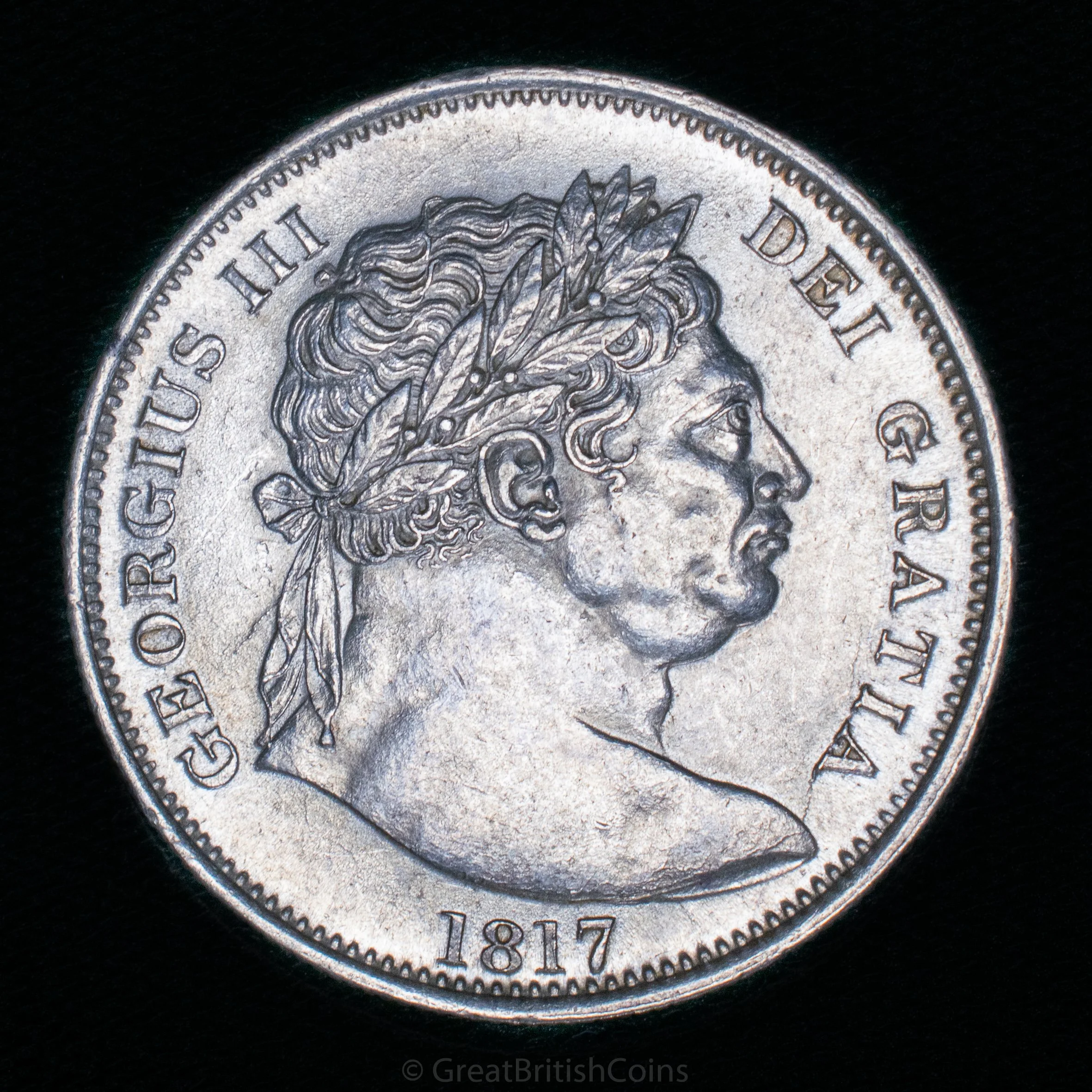 George III 1817 Silver Halfcrown