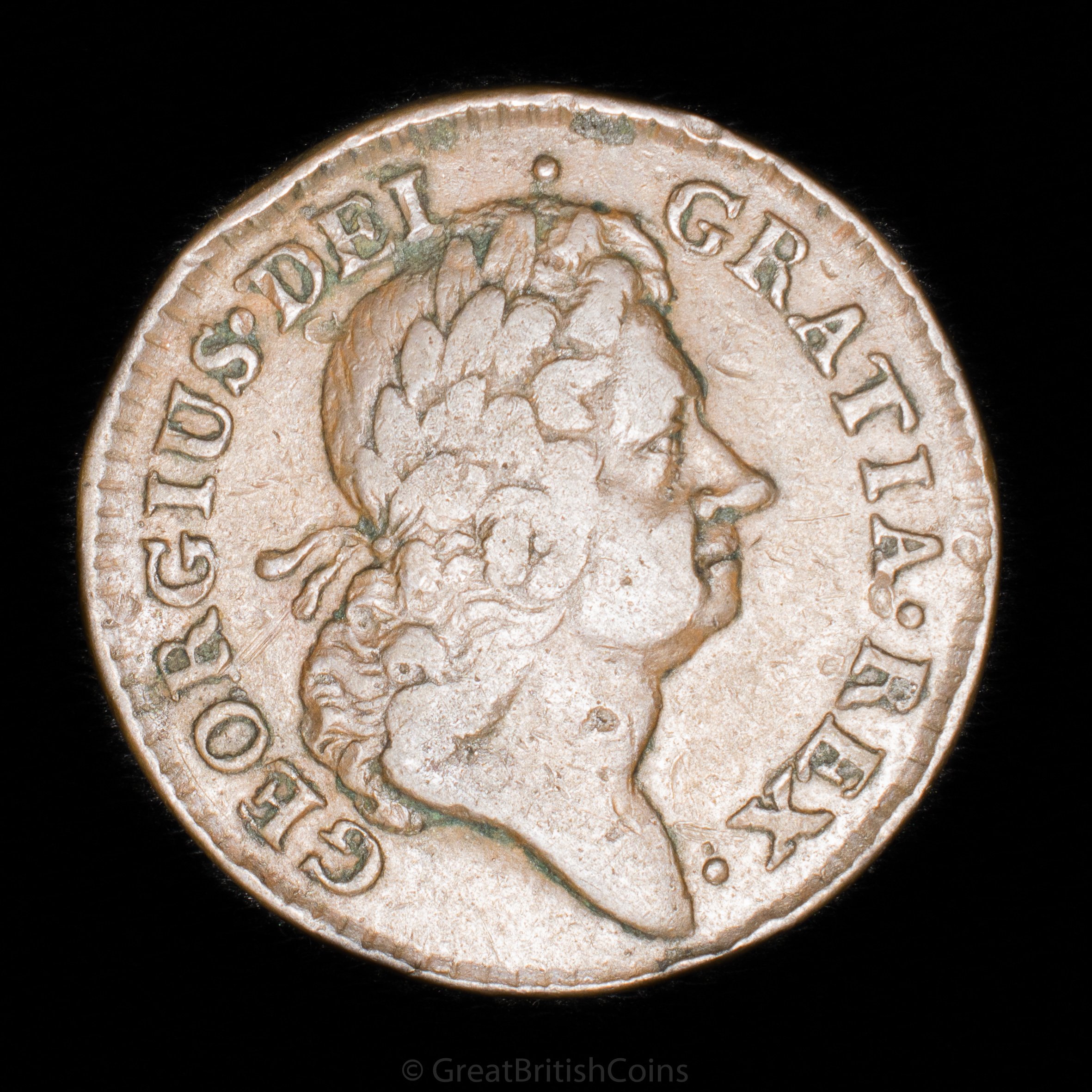 George I Ireland 1723 'Woods' Copper Halfpenny