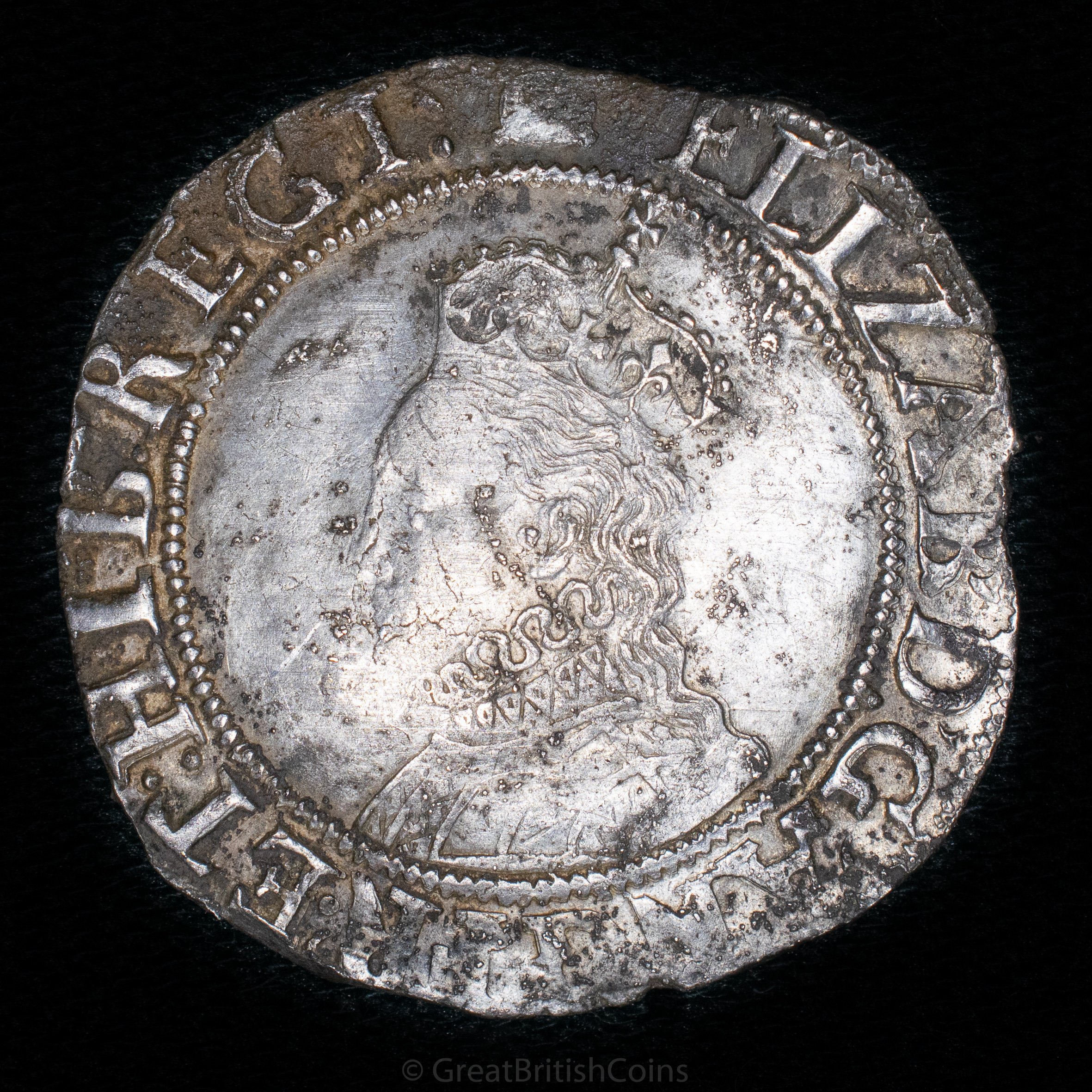 Elizabeth I 6th Issue Silver Shilling